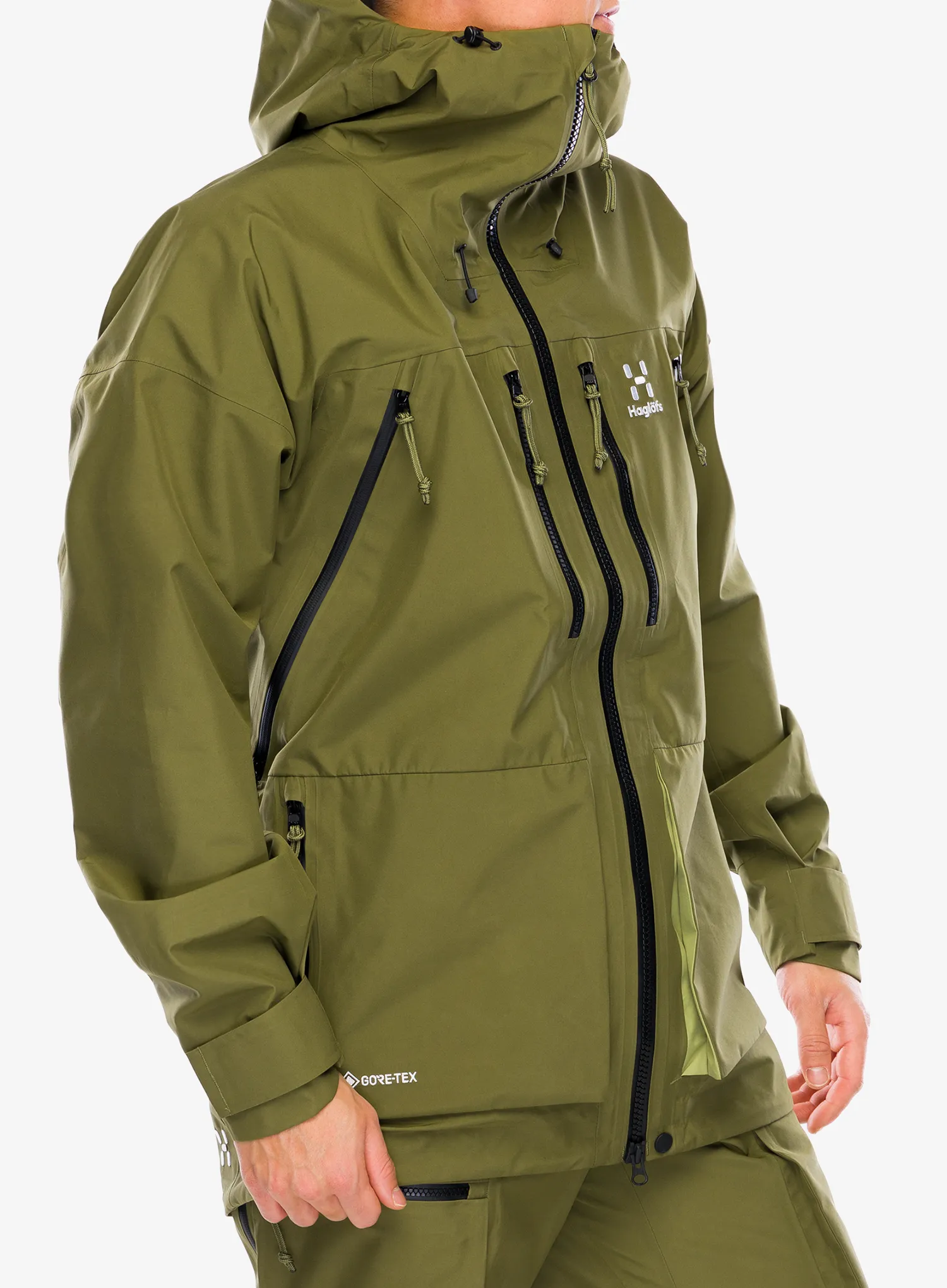 Куртка дощовик Haglofs Vassi GTX Jacket - olive green/thyme green
