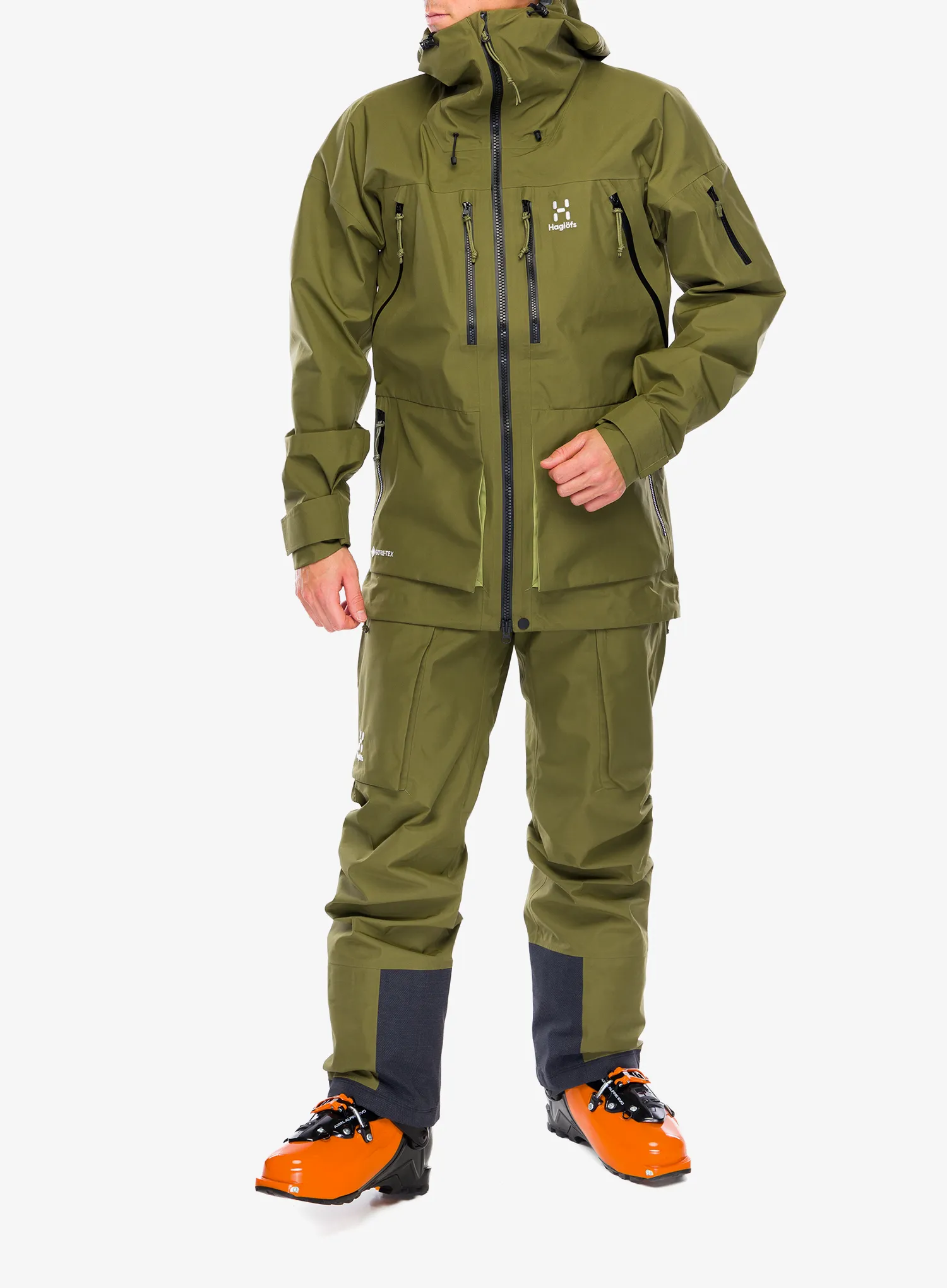 Куртка дощовик Haglofs Vassi GTX Jacket - olive green/thyme green