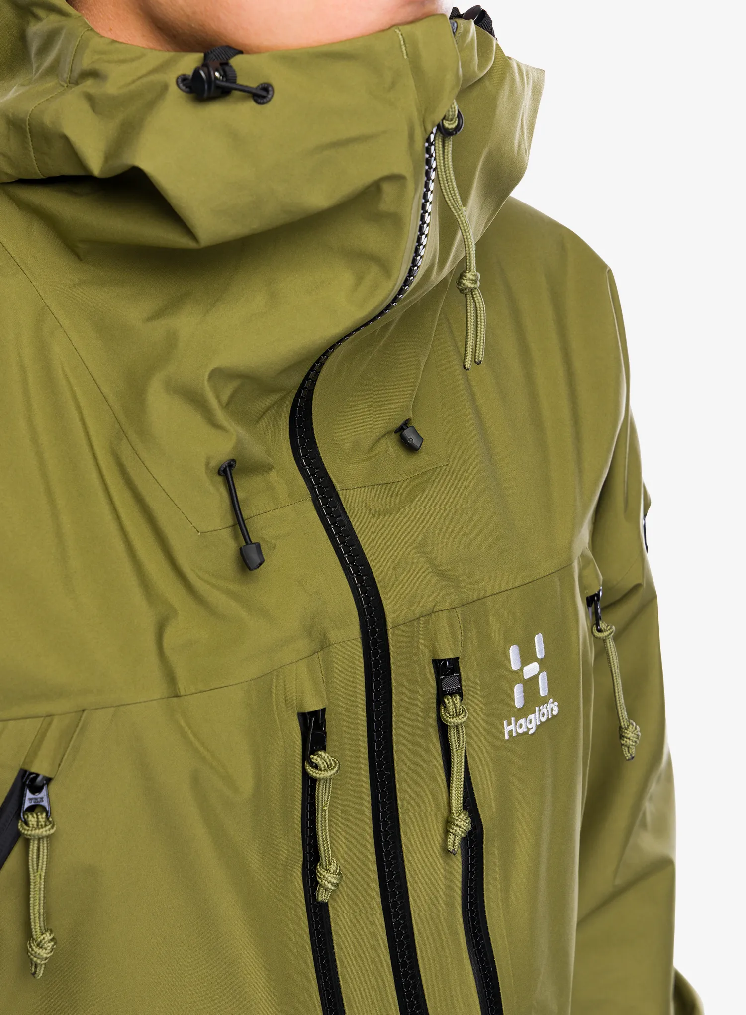 Куртка дощовик Haglofs Vassi GTX Jacket - olive green/thyme green