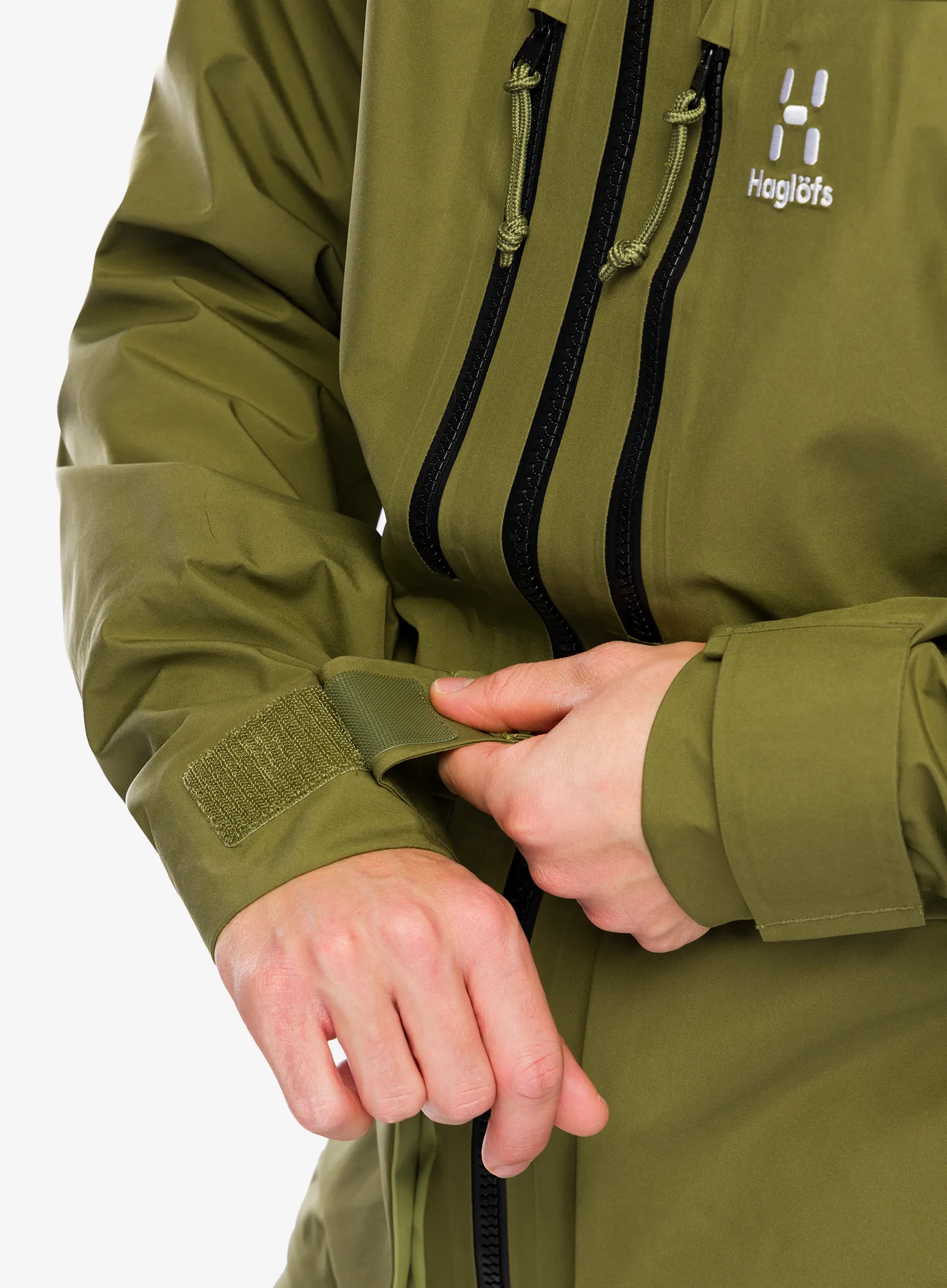 Куртка дощовик Haglofs Vassi GTX Jacket - olive green/thyme green
