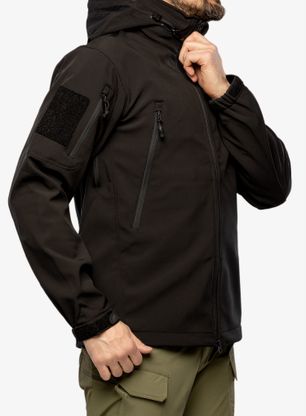 Куртка тактична Helikon-Tex Gunfighter Jacket Shark Skin Windblocker - black