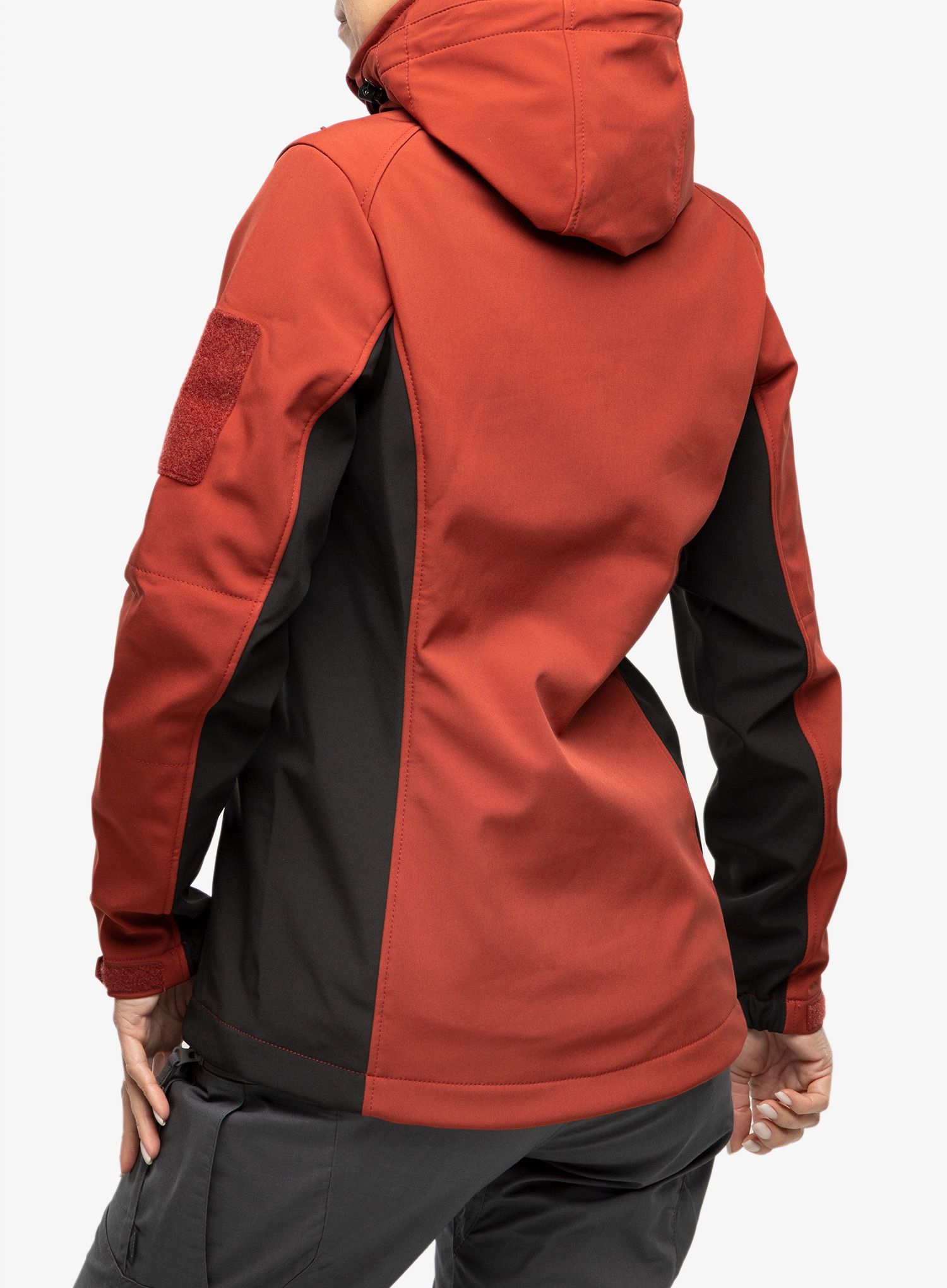 Куртка softshell жіноча Helikon-Tex Gunfighter Woman's Jacket - crimson sky/black