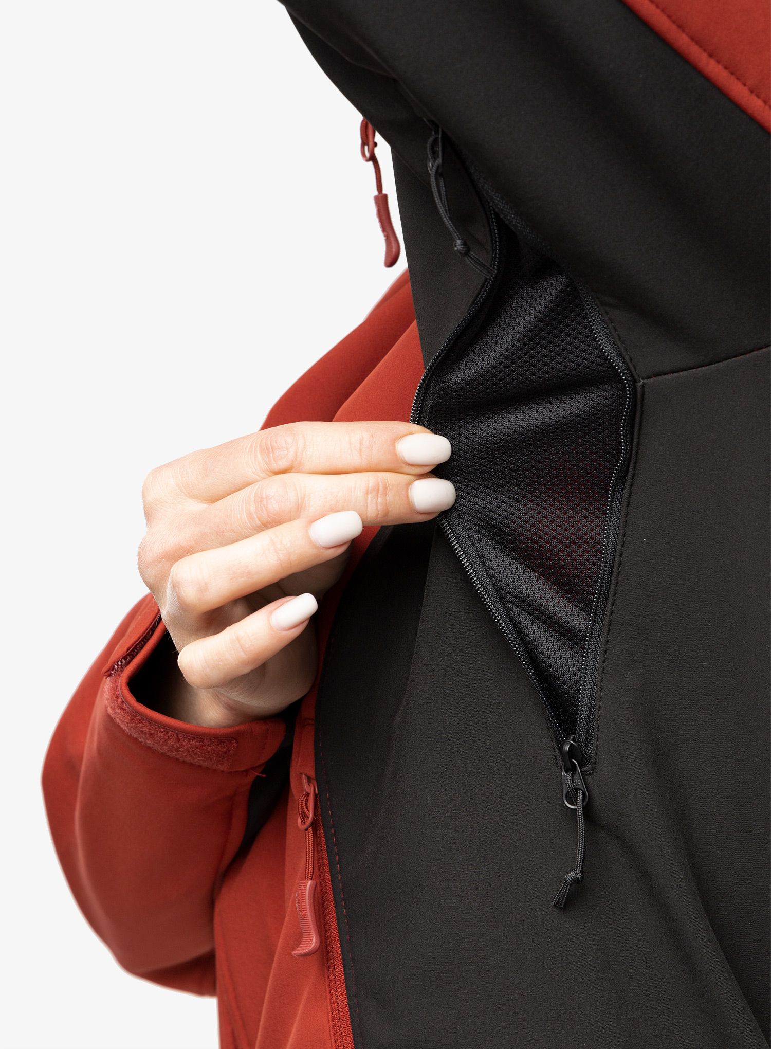 Куртка softshell жіноча Helikon-Tex Gunfighter Woman's Jacket - crimson sky/black