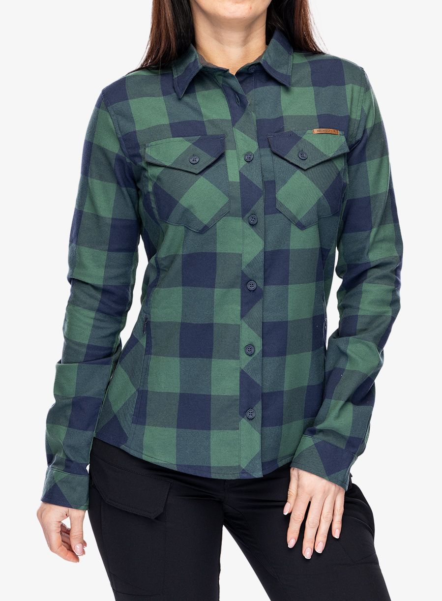 Сорочка жіноча Helikon-Tex Marigold Shirt - moss green checkered