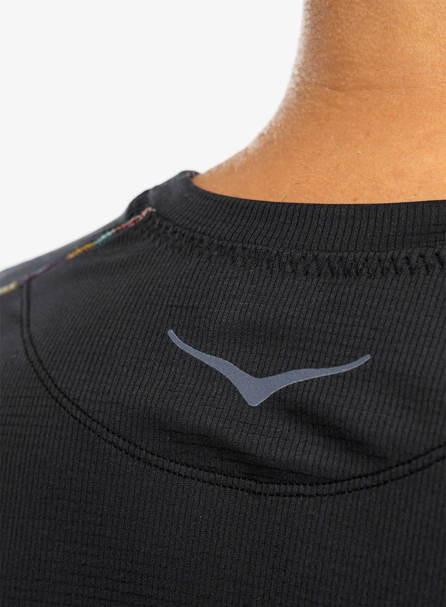 Футболка для бігу Hoka Glide Short Sleeve - black/multi