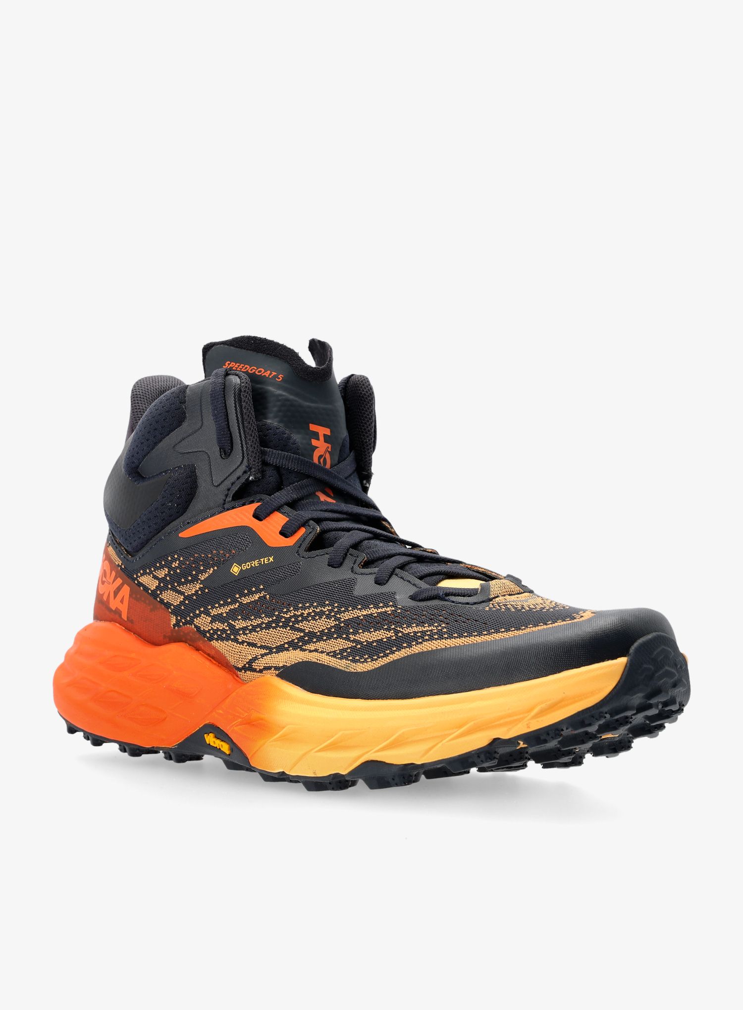 Черевики туристичні Hoka Speedgoat 5 Mid GTX - blue graphite/amber yellow
