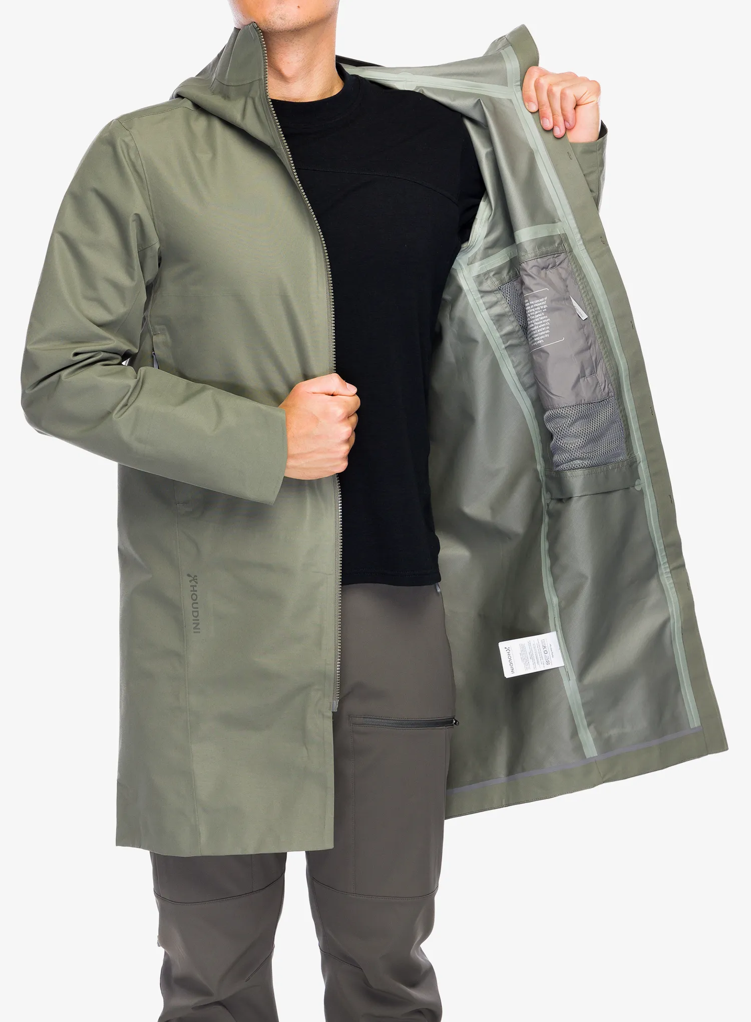 Куртка дощовик Houdini One Parka - sage green
