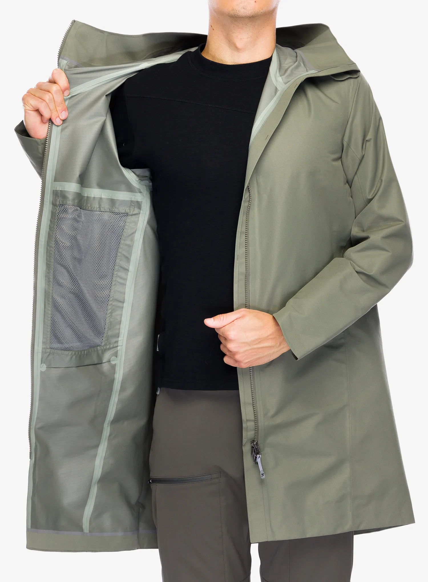 Куртка дощовик Houdini One Parka - sage green