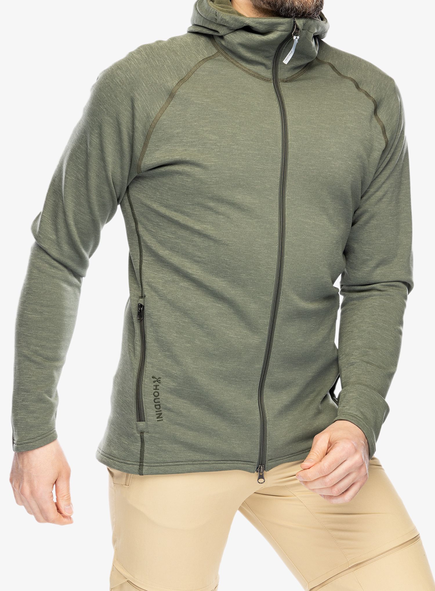 Кофта трекінгова Houdini Outright Houdi - sage green