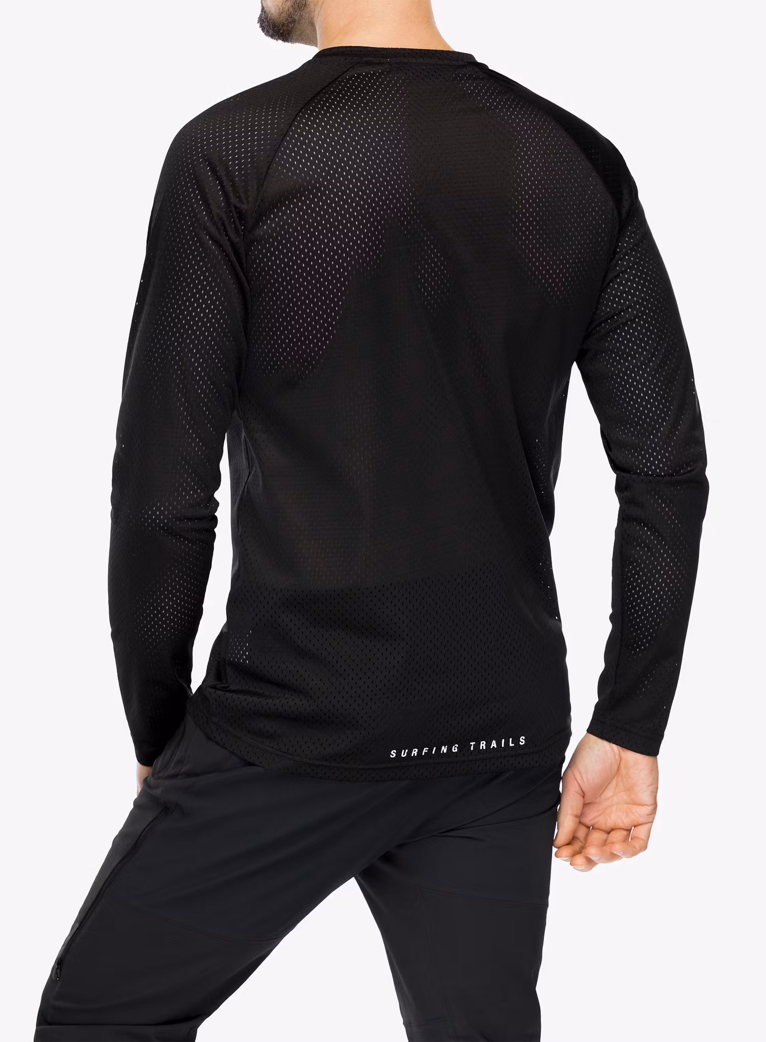 Велокофта ION Logo LS Jersey - black
