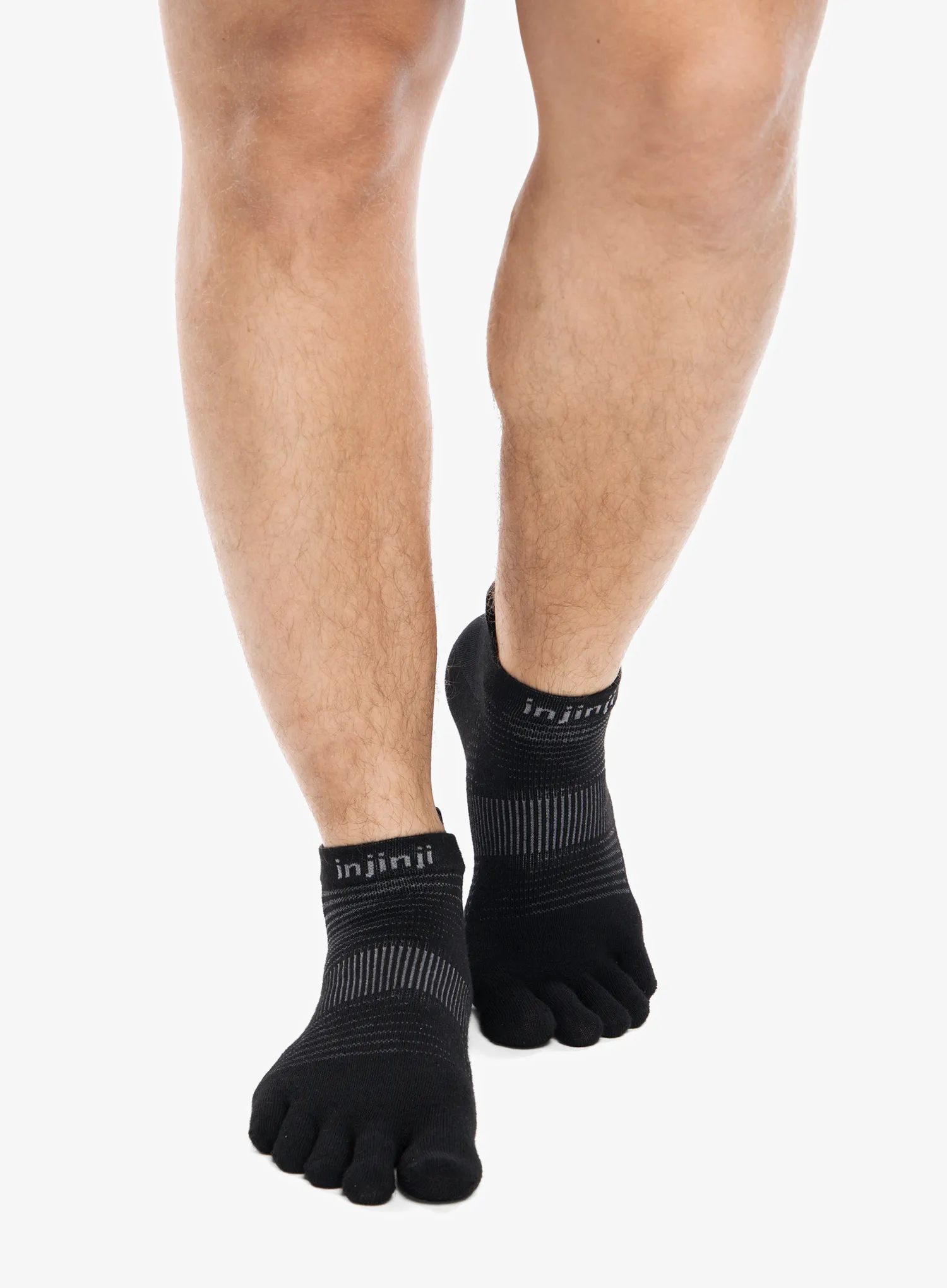 Шкарпетки для бігу Injinji Run Lightweight No-Show - black