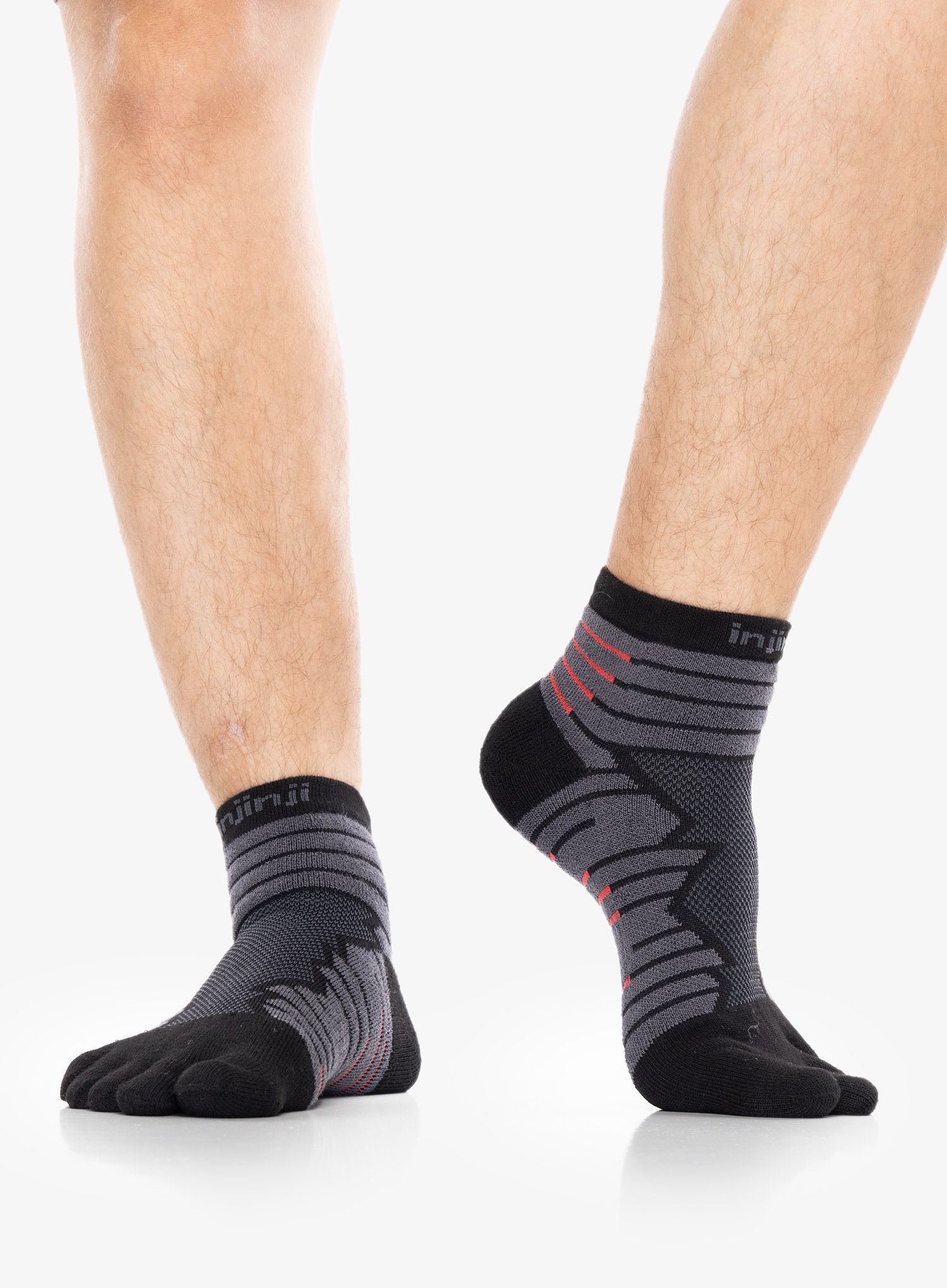 Шкарпетки для бігу Injinji Ultra Run Mini-Crew - onyx
