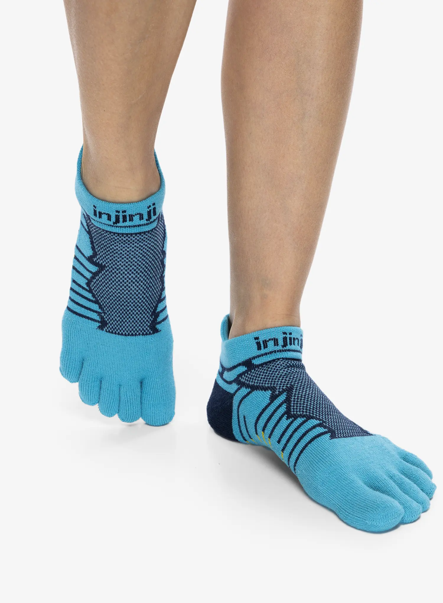 Шкарпетки для бігу Injinji Ultra Run No-Show - pacific blue