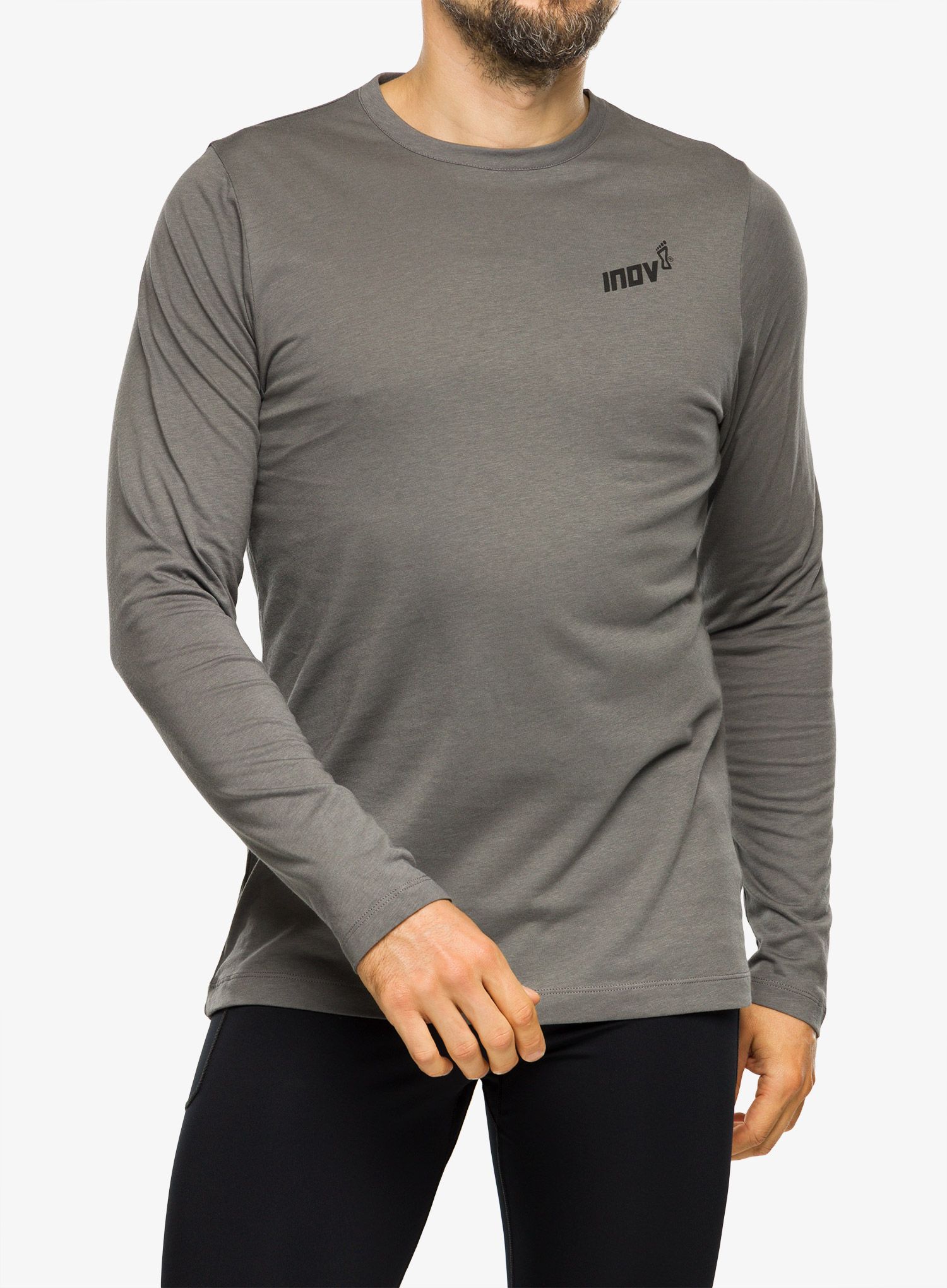 Лонгслів Inov-8 Graphic Tee LS Brand - grey