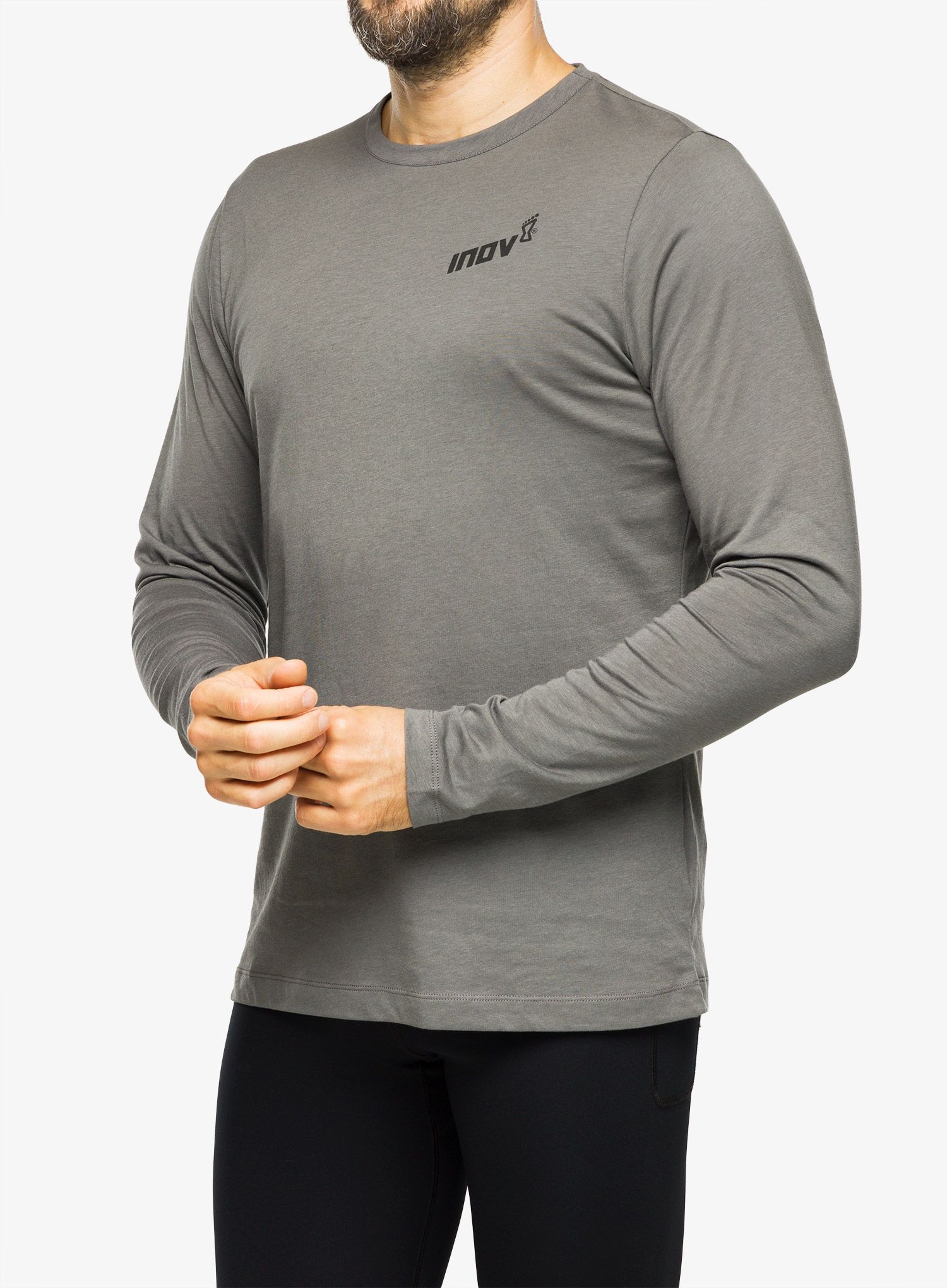 Лонгслів Inov-8 Graphic Tee LS Brand - grey