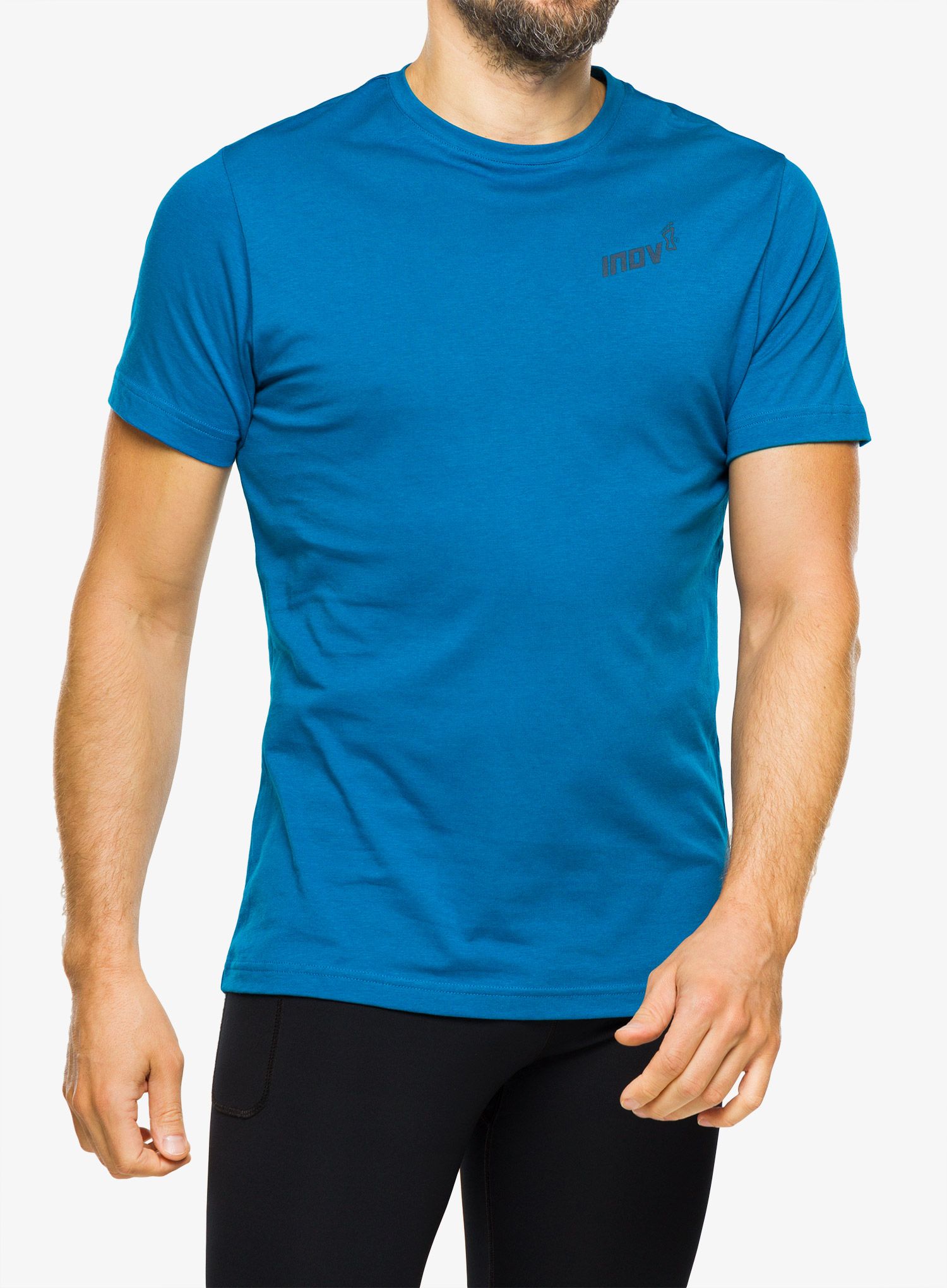 Футболка для бігу Inov-8 Graphic Tee S/S Brand - blue