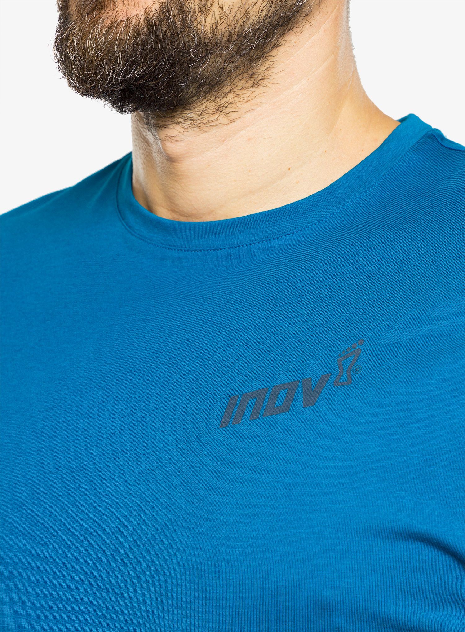 Футболка для бігу Inov-8 Graphic Tee S/S Brand - blue