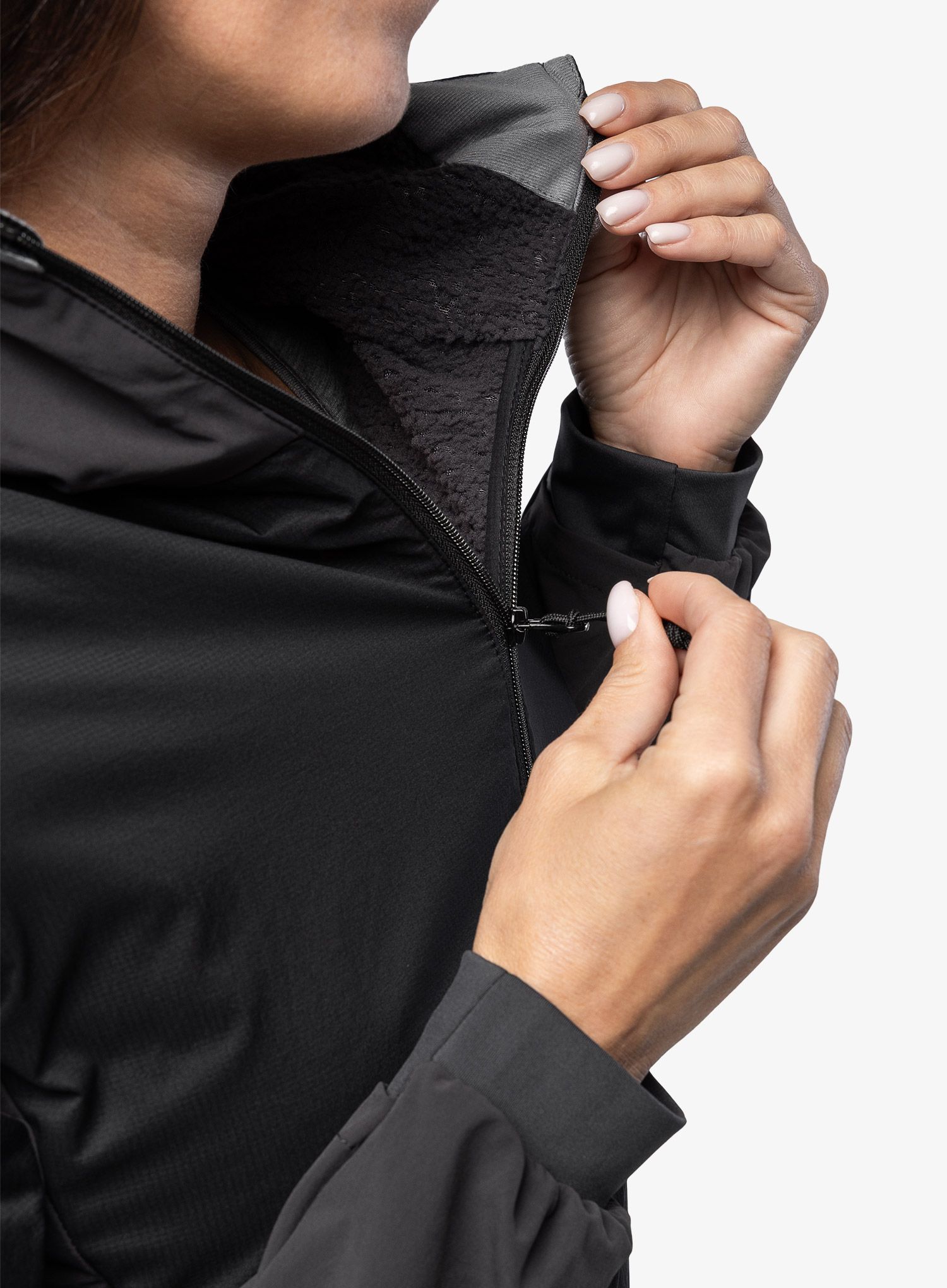 Куртка жіноча Inov-8 Performance Hybrid Jacket - blck/graphite