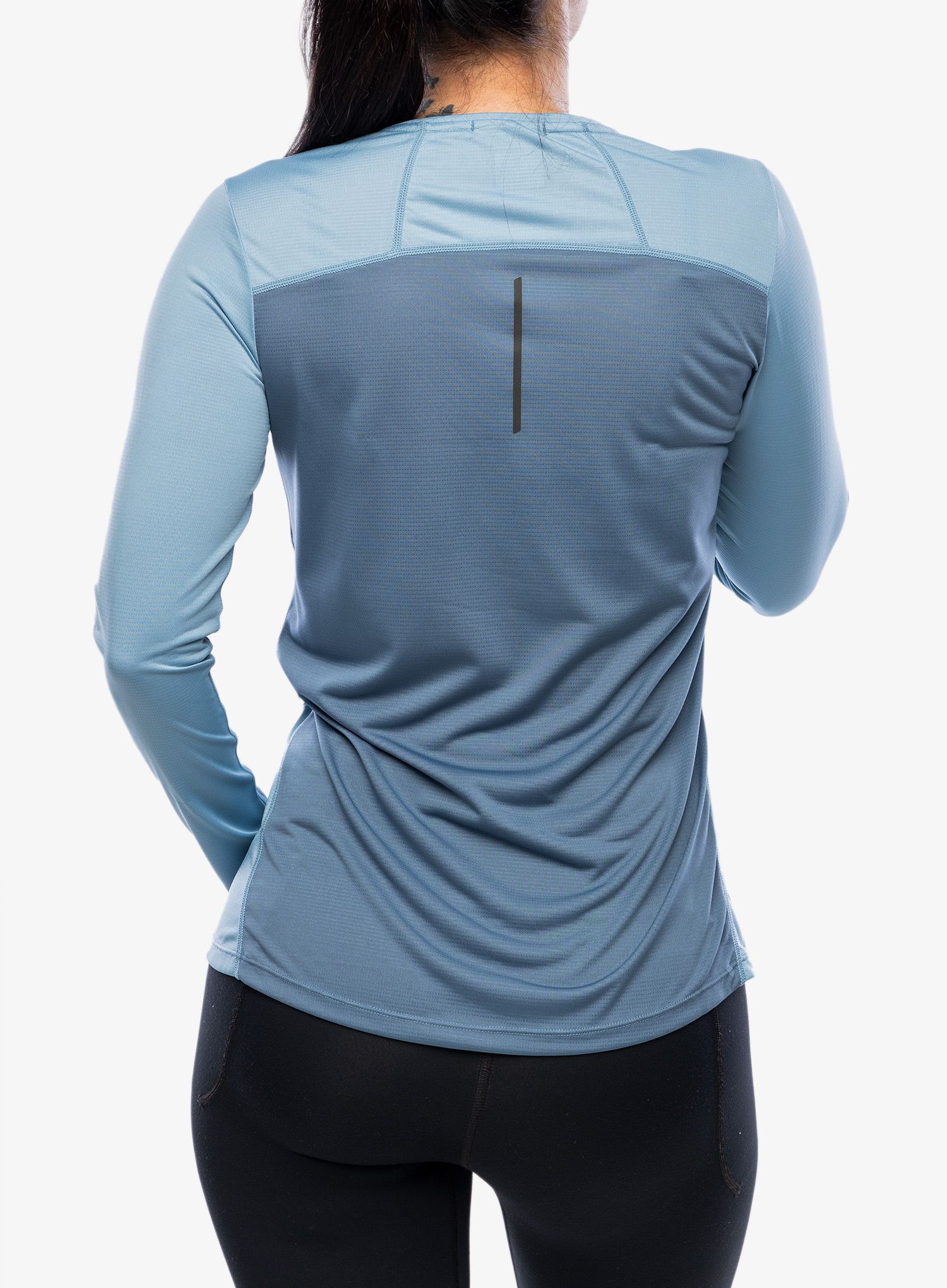 Кофта для бігу жіноча Inov-8 Performance Long Sleeve - blue grey/slate