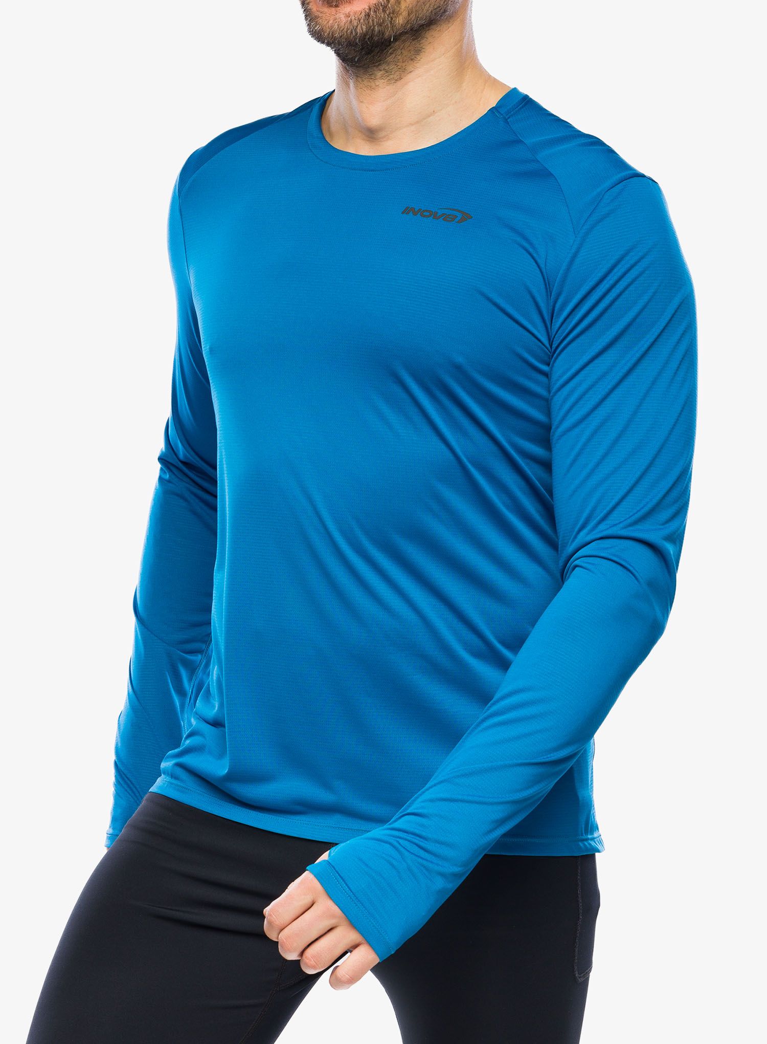 Кофта для бігу Inov-8 Performance Long Sleeve - blue/navy