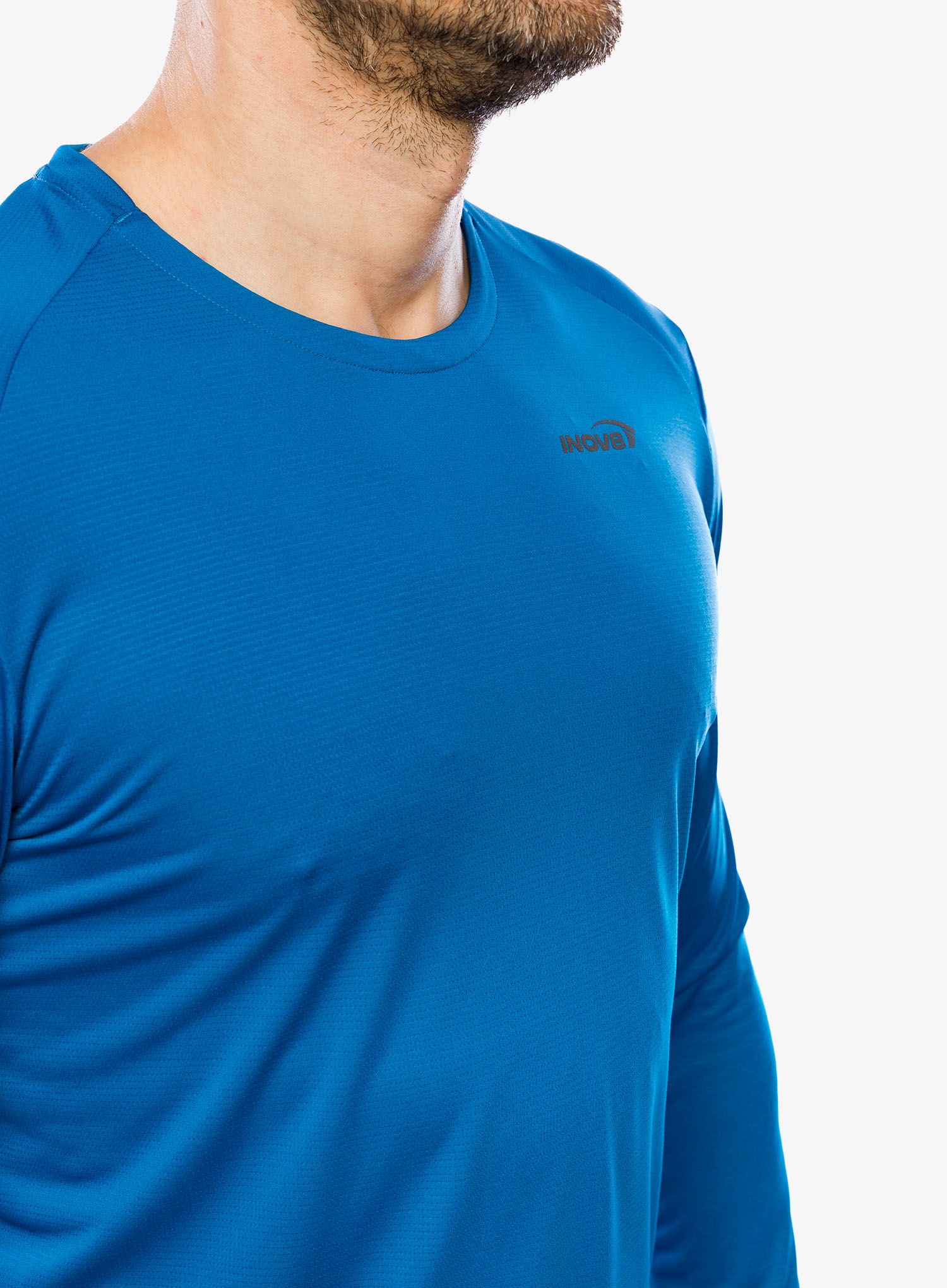 Кофта для бігу Inov-8 Performance Long Sleeve - blue/navy