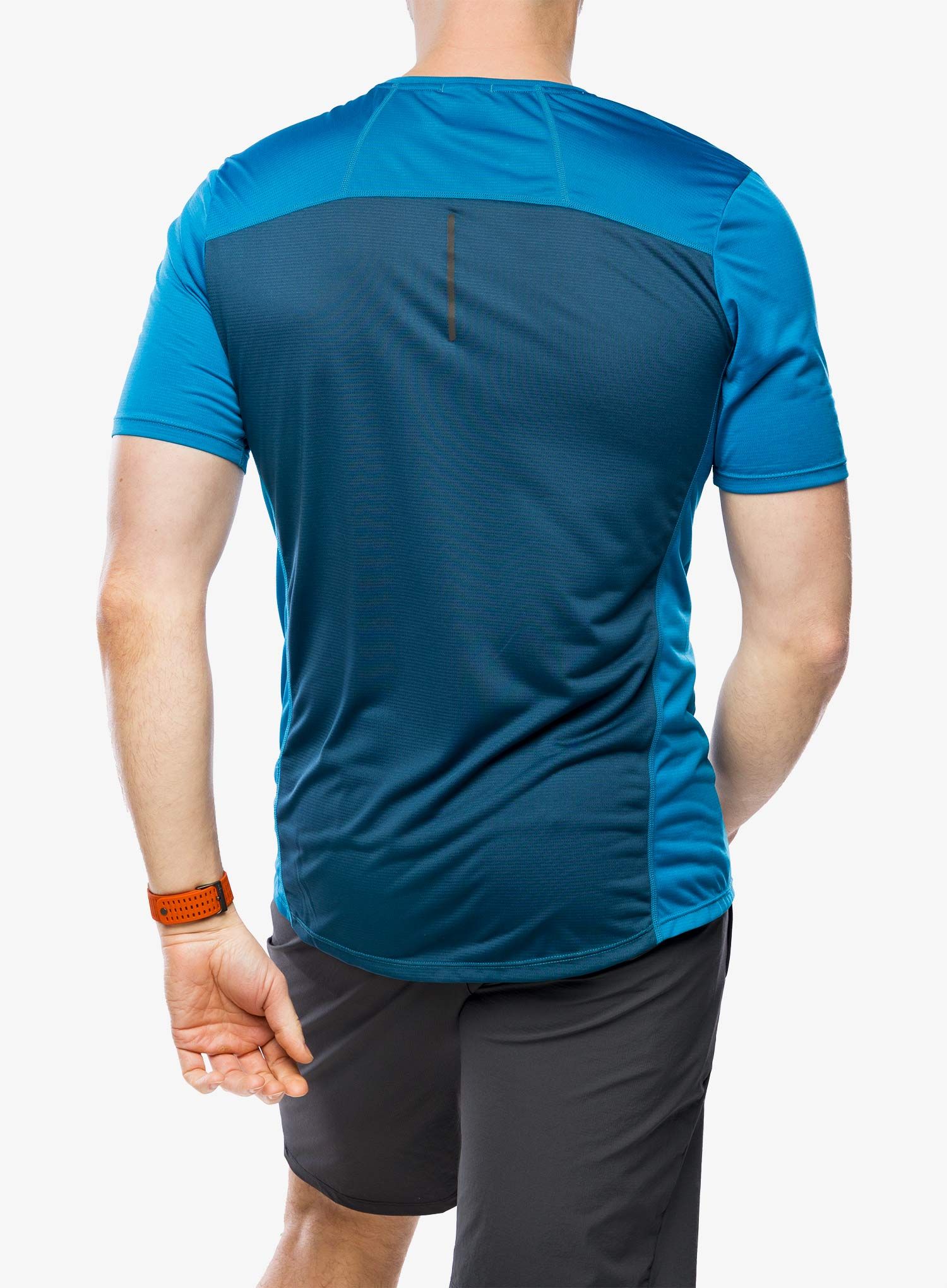Футболка для тренувань Inov-8 Performance Short Sleeve - blue/navy