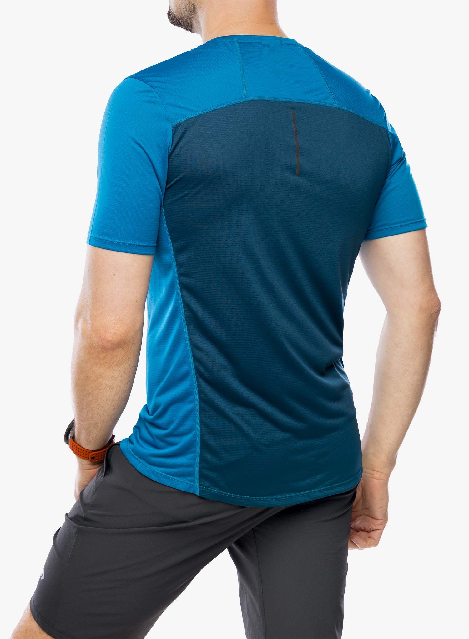 Футболка для тренувань Inov-8 Performance Short Sleeve - blue/navy