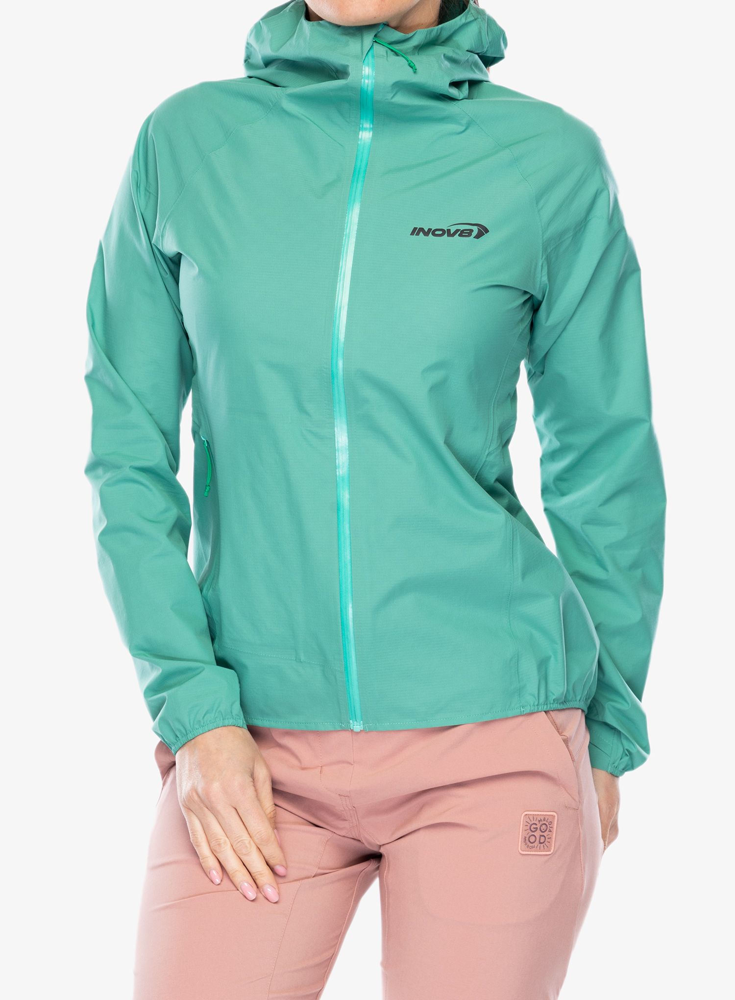 Куртка для бігу жіноча Inov-8 Stormshell FZ V2 - aqua