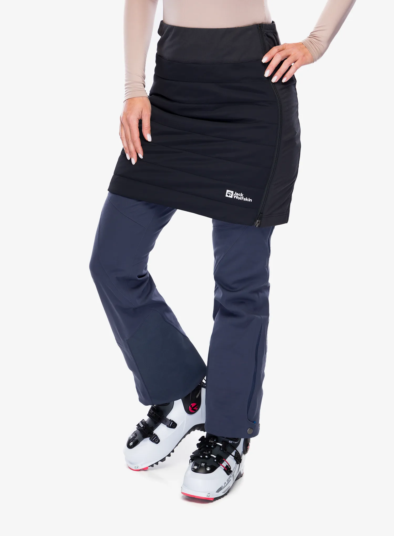 Спідниця утеплена Jack Wolfskin Alpspitze Ins Skirt - black