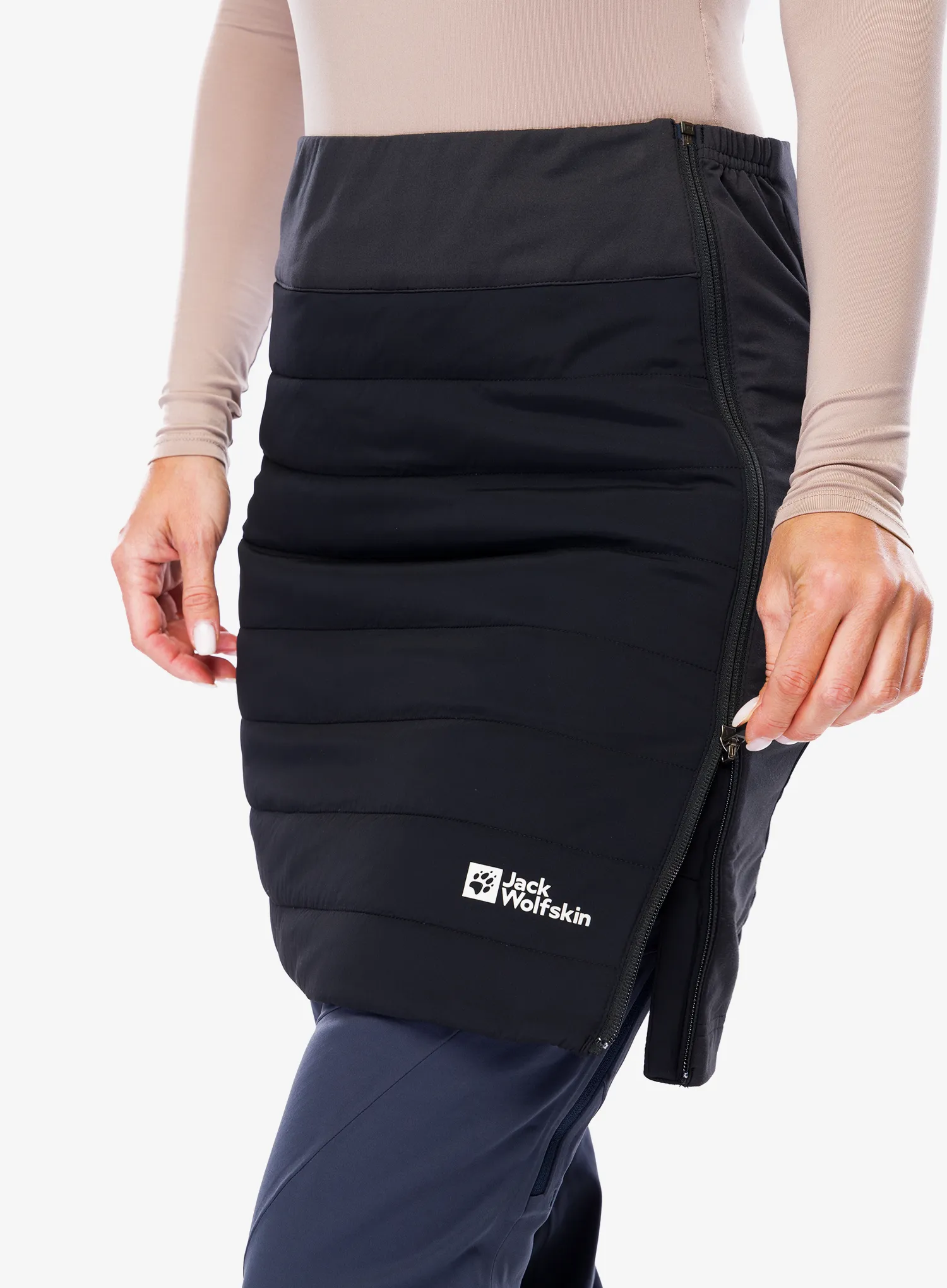 Спідниця утеплена Jack Wolfskin Alpspitze Ins Skirt - black