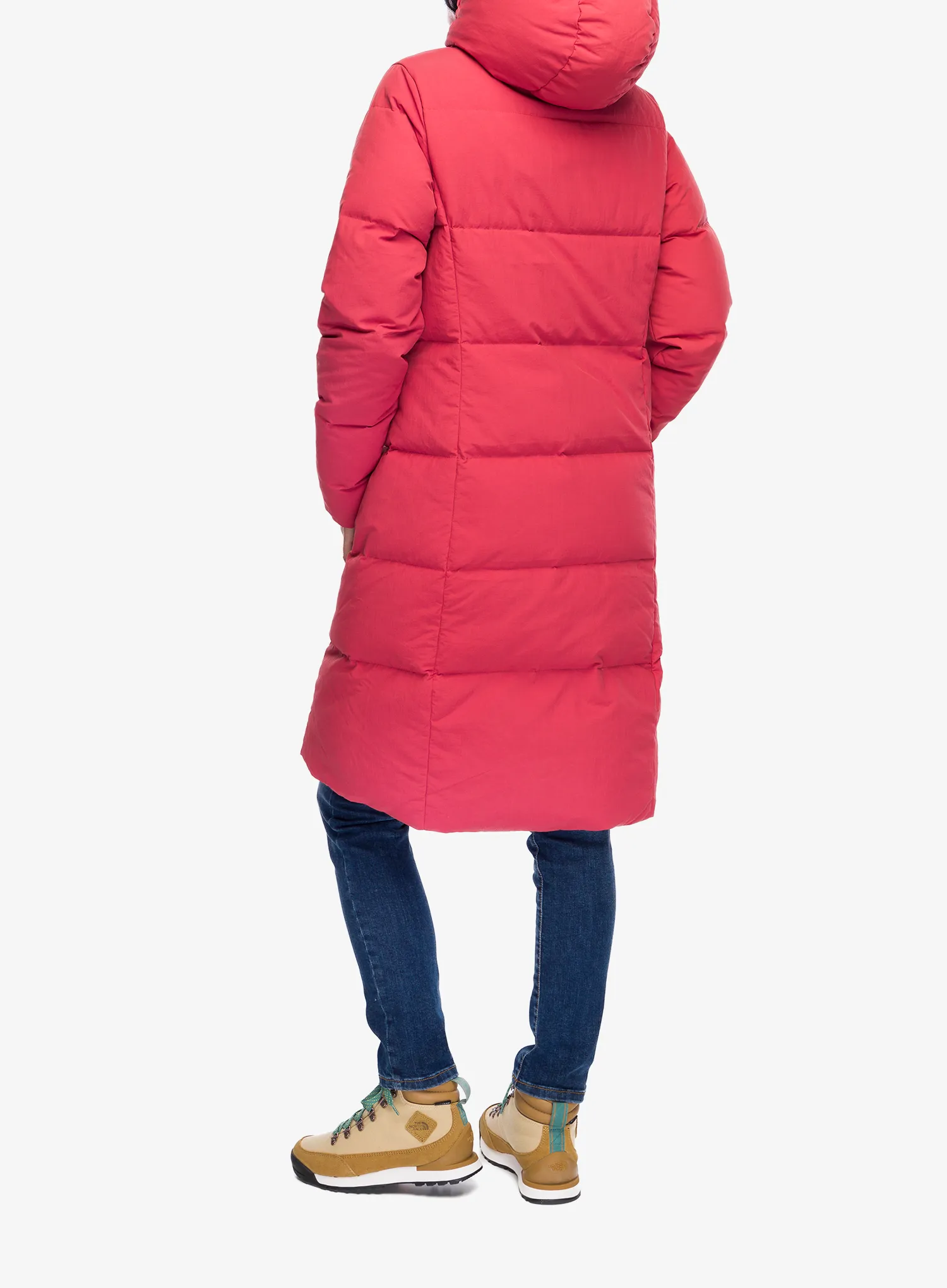 Плащ пуховий жіночий Jack Wolfskin Nordlicht Coat - red coral