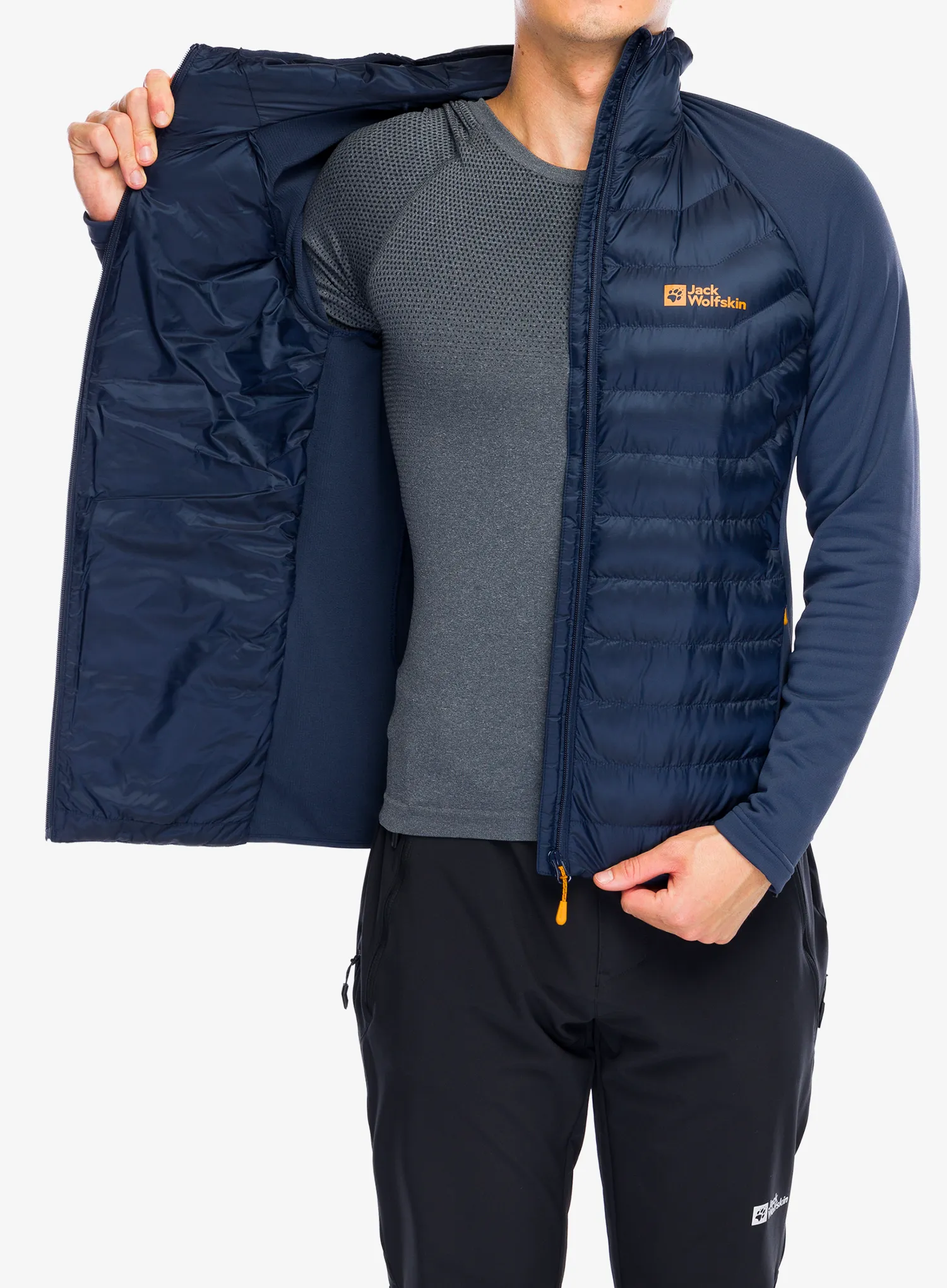 Куртка гібридна Jack Wolfskin Routeburn Pro Hybrid - midnight sky