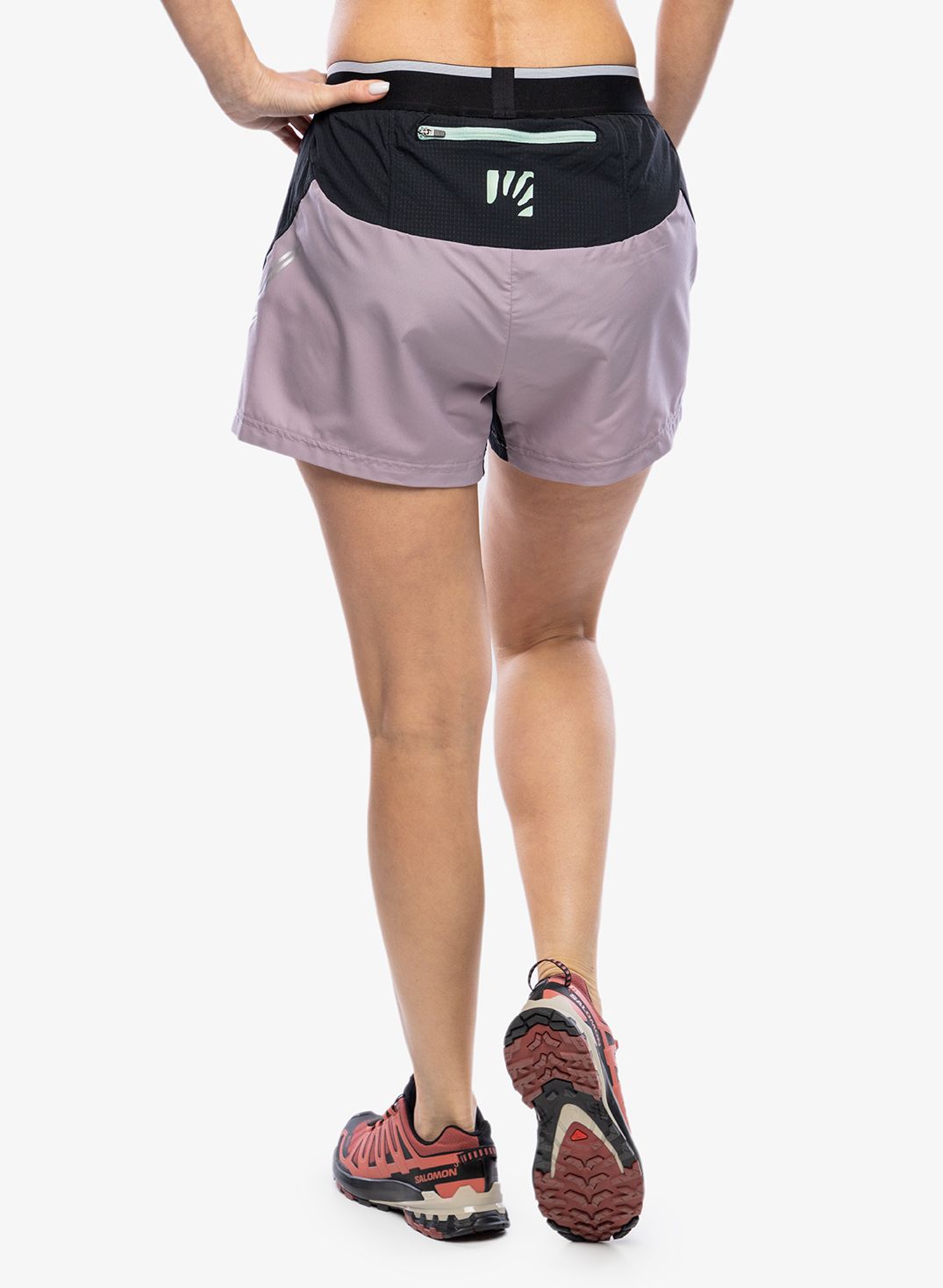 Шорти для бігу жіночі Karpos Fast Evo Shorts - nirvana/black