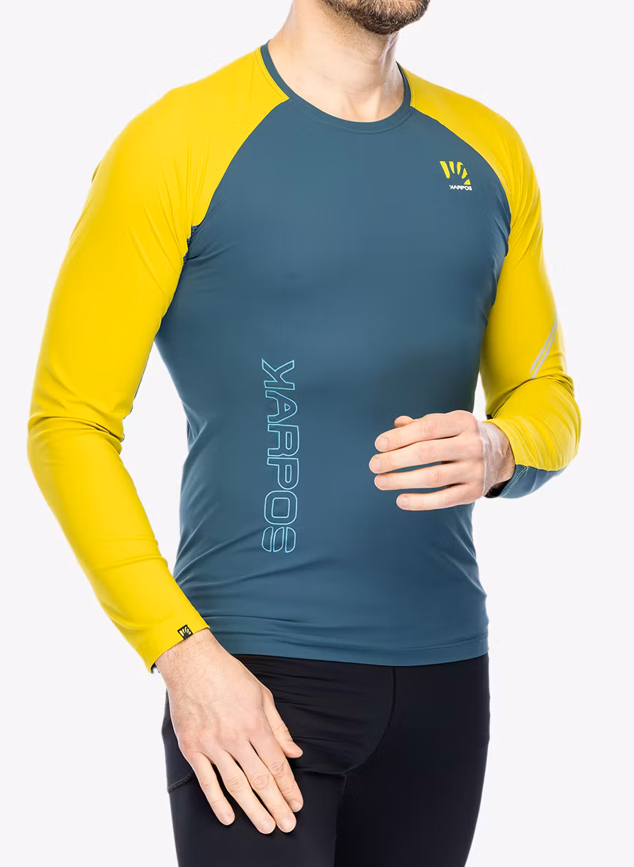 Кофта для бігу Karpos Lavaredo Jersey LS - stargazer/primrose