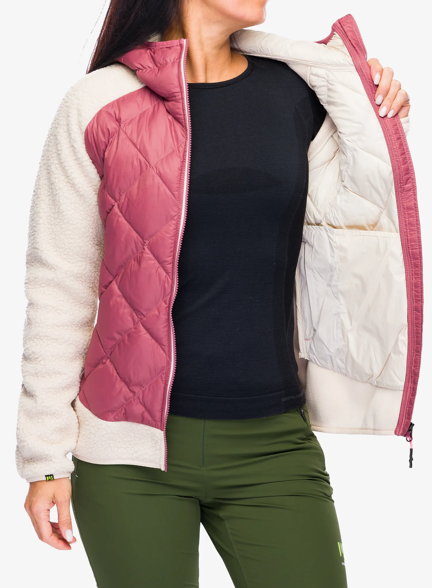 Куртка гібридна жіноча Karpos Marmarole Retro Jacket - deco rose/oat