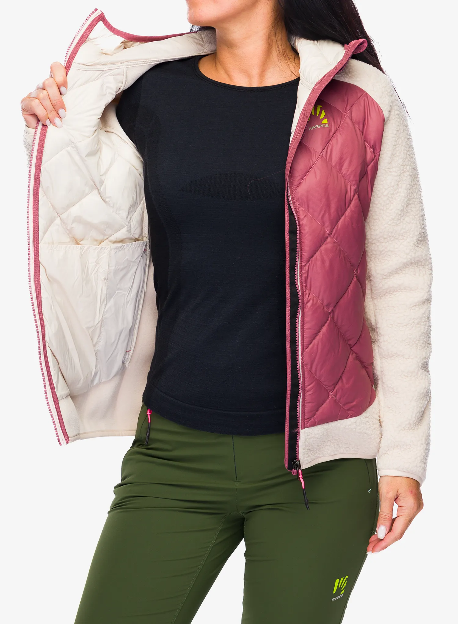 Куртка гібридна жіноча Karpos Marmarole Retro Jacket - deco rose/oat