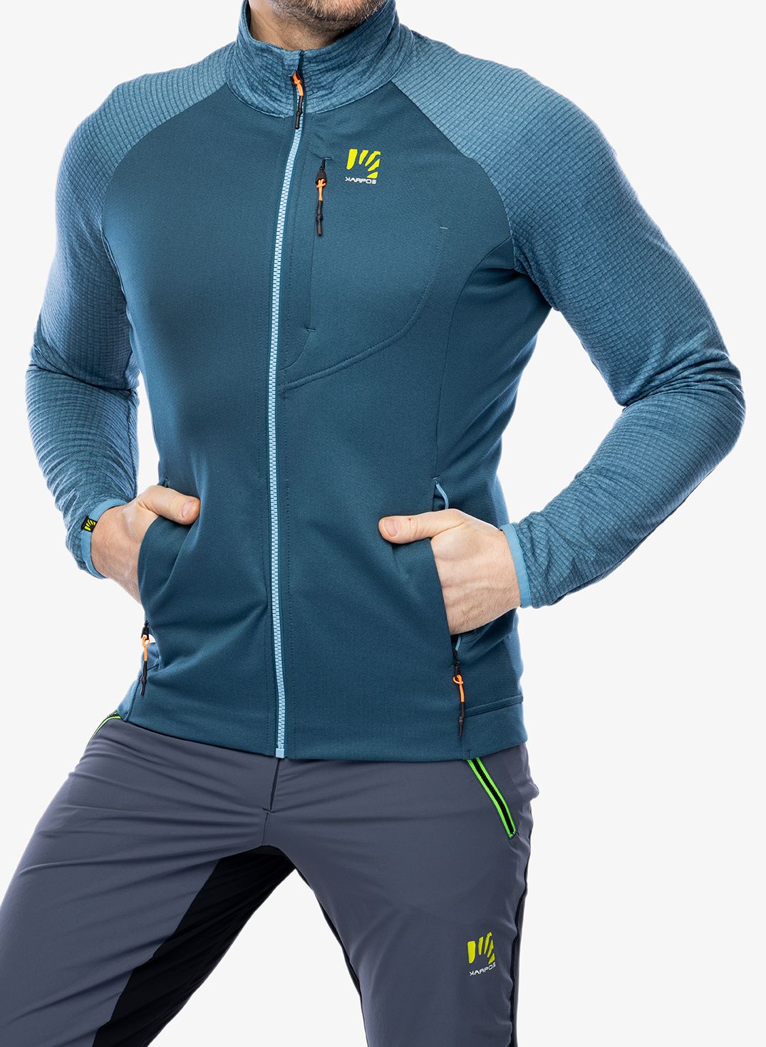 Кофта на блискавці Karpos Pizzocco Evo Full-Zip Fleece - stargazer/niagara
