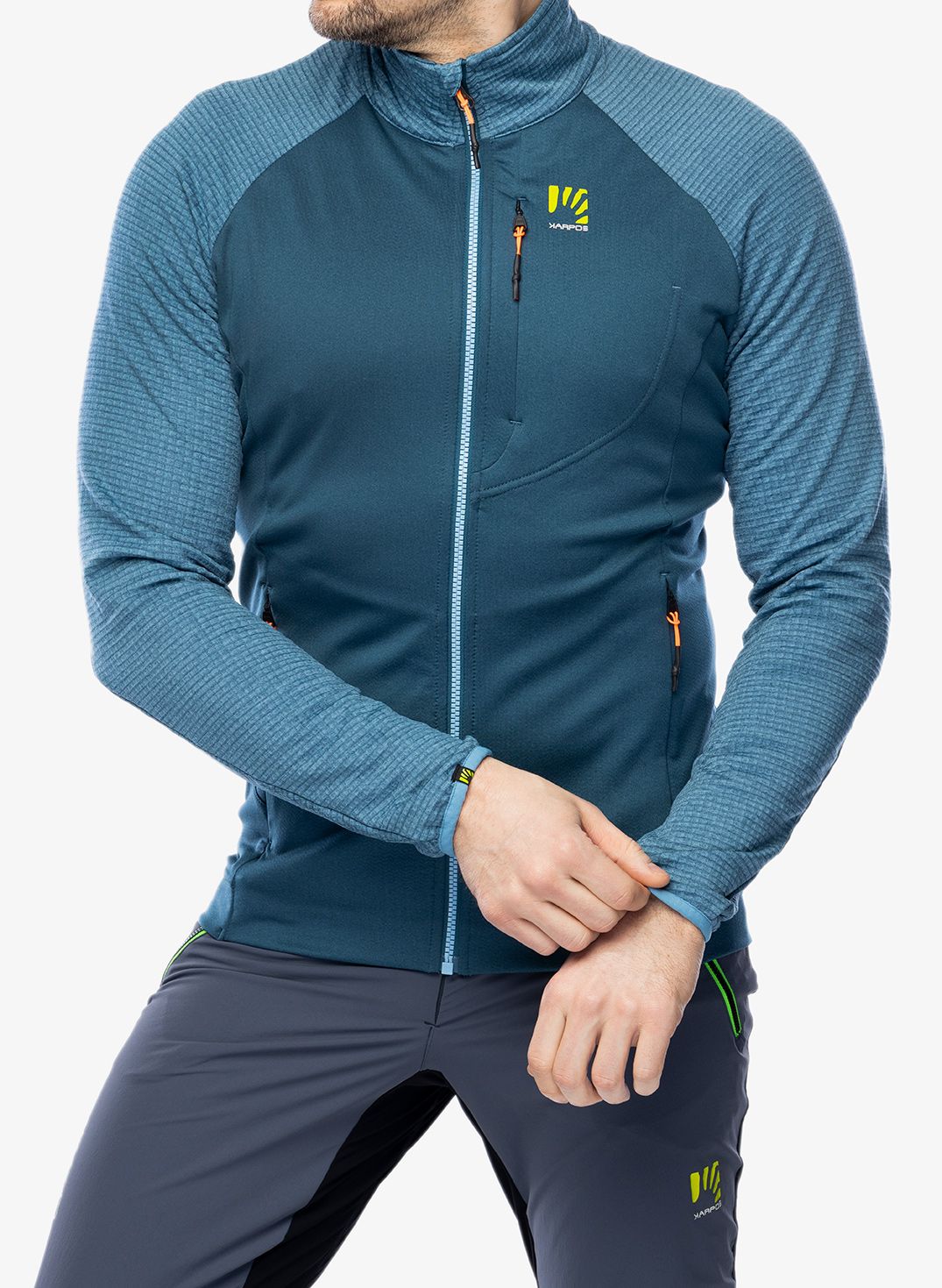 Кофта на блискавці Karpos Pizzocco Evo Full-Zip Fleece - stargazer/niagara