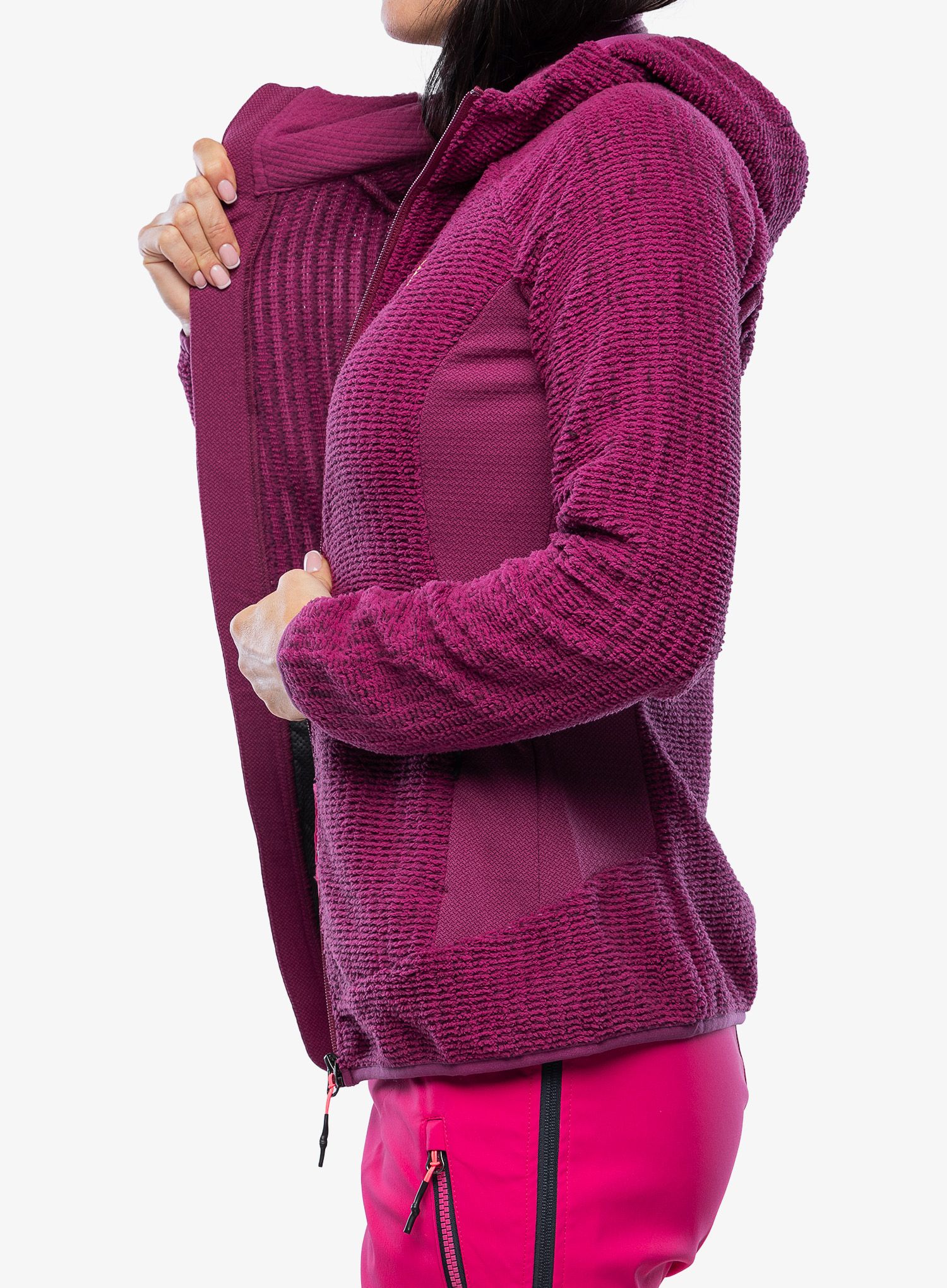 Кофта жіноча Karpos Rocchetta Hoodie Fleece - boysenberry