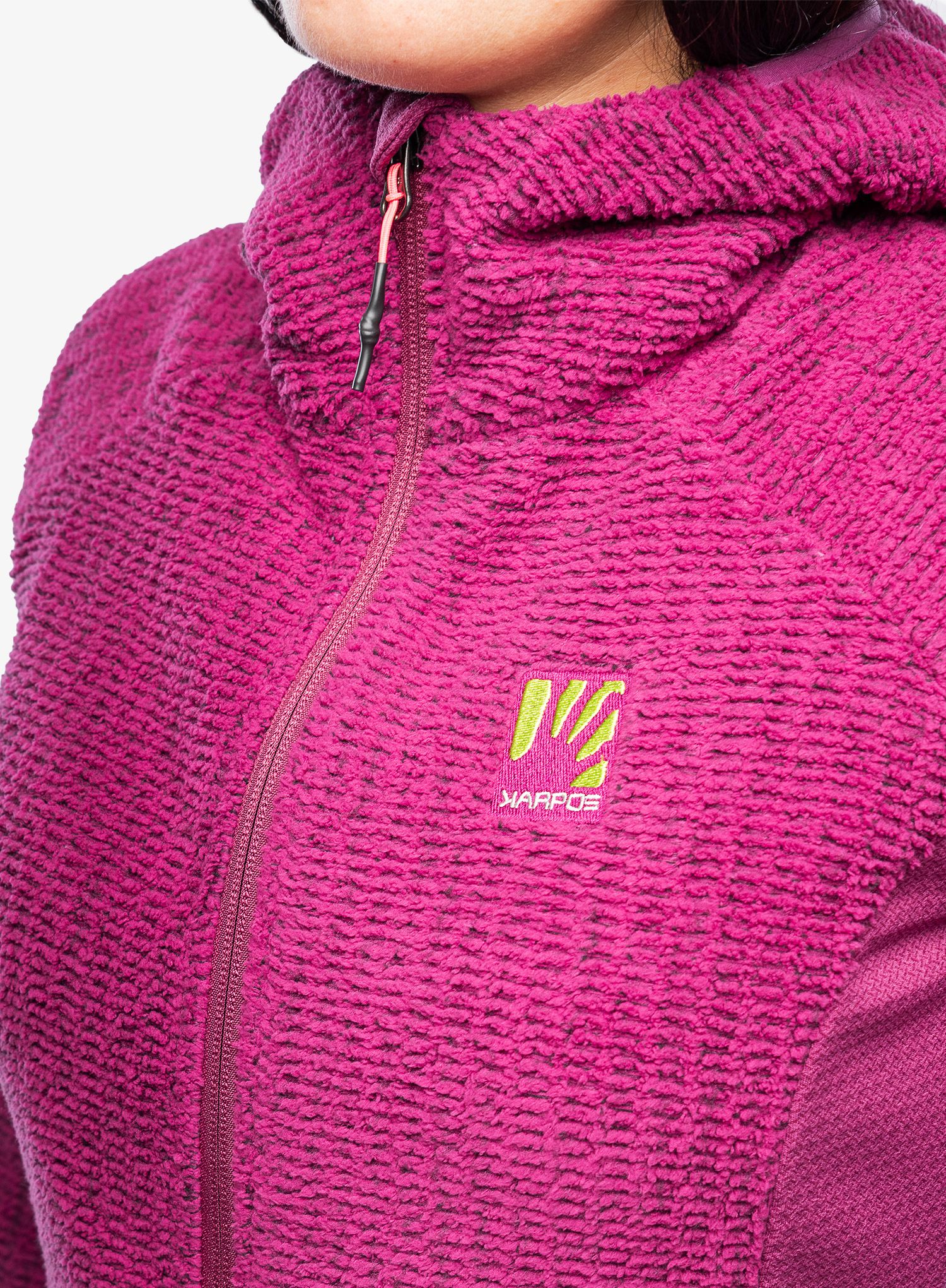 Кофта жіноча Karpos Rocchetta Hoodie Fleece - boysenberry