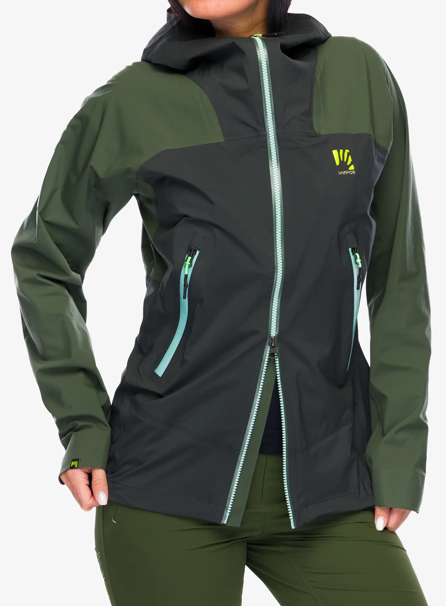 Куртка жіноча Karpos Valsesia Shell Jacket - black sand/thyme
