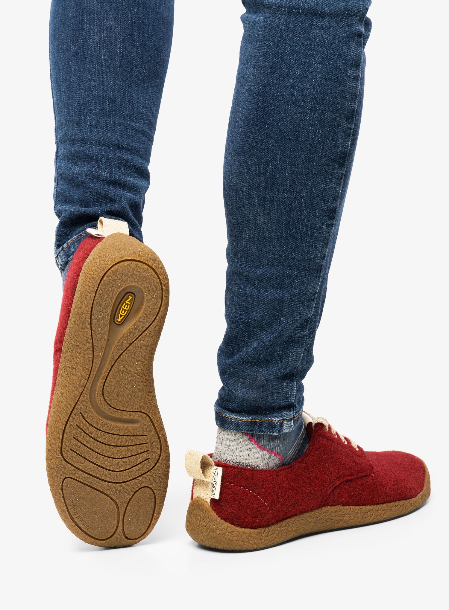 Черевики жіночі Keen Mosey Derby - red felt/birch