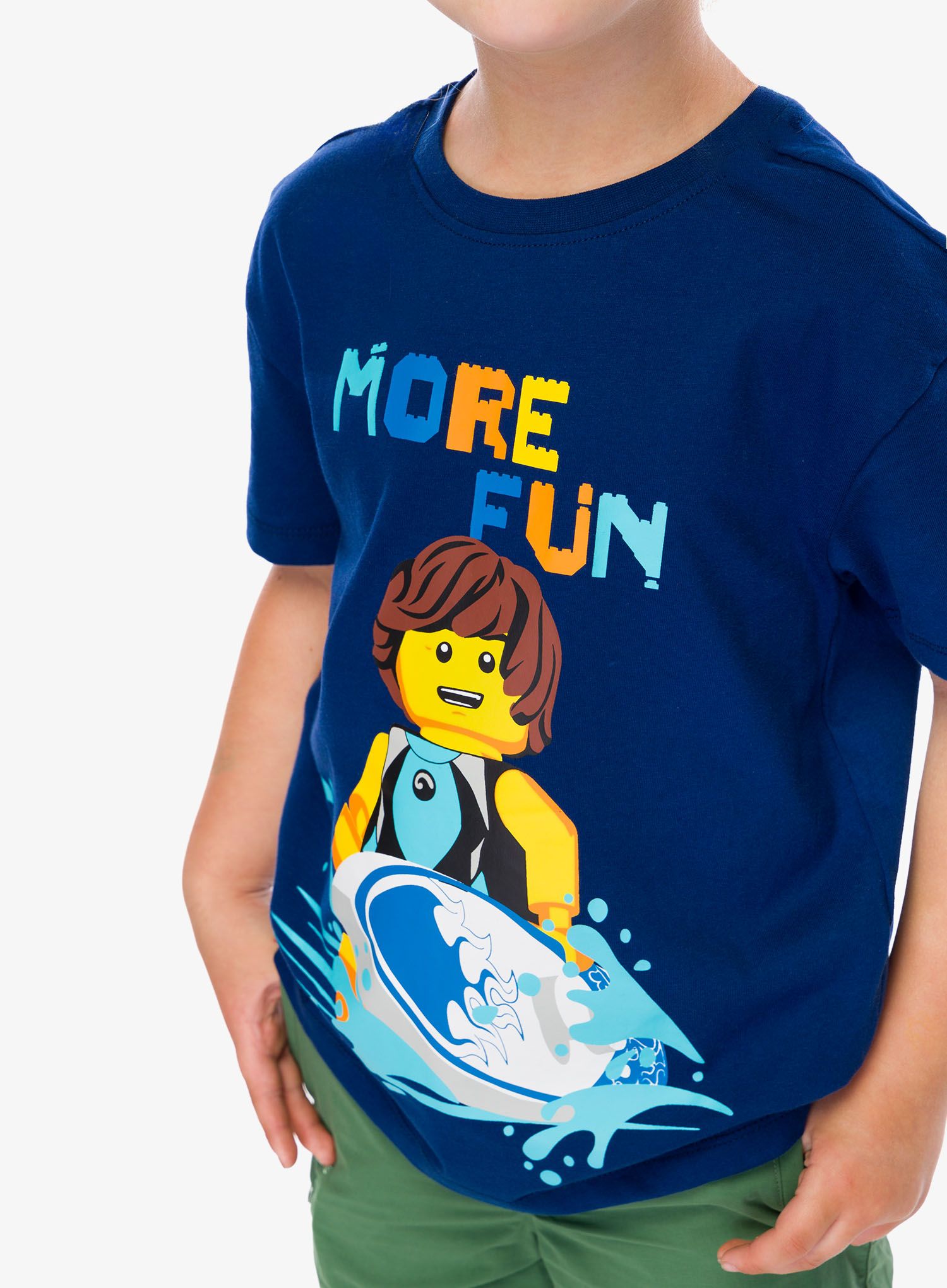 Футболка дитяча LEGO LW Tano 317 - dark blue