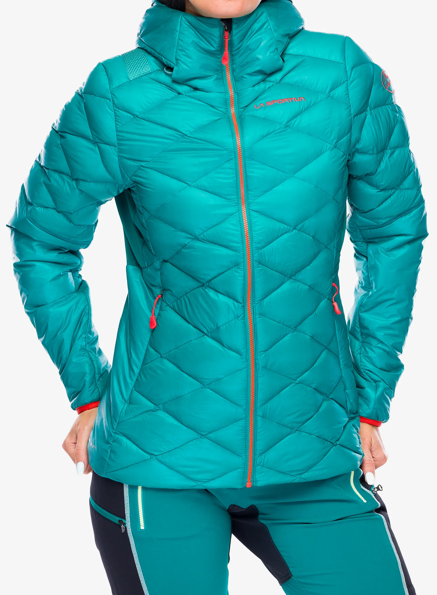 Пуховик жіноча La Sportiva Aiguille Down Jkt - everglade