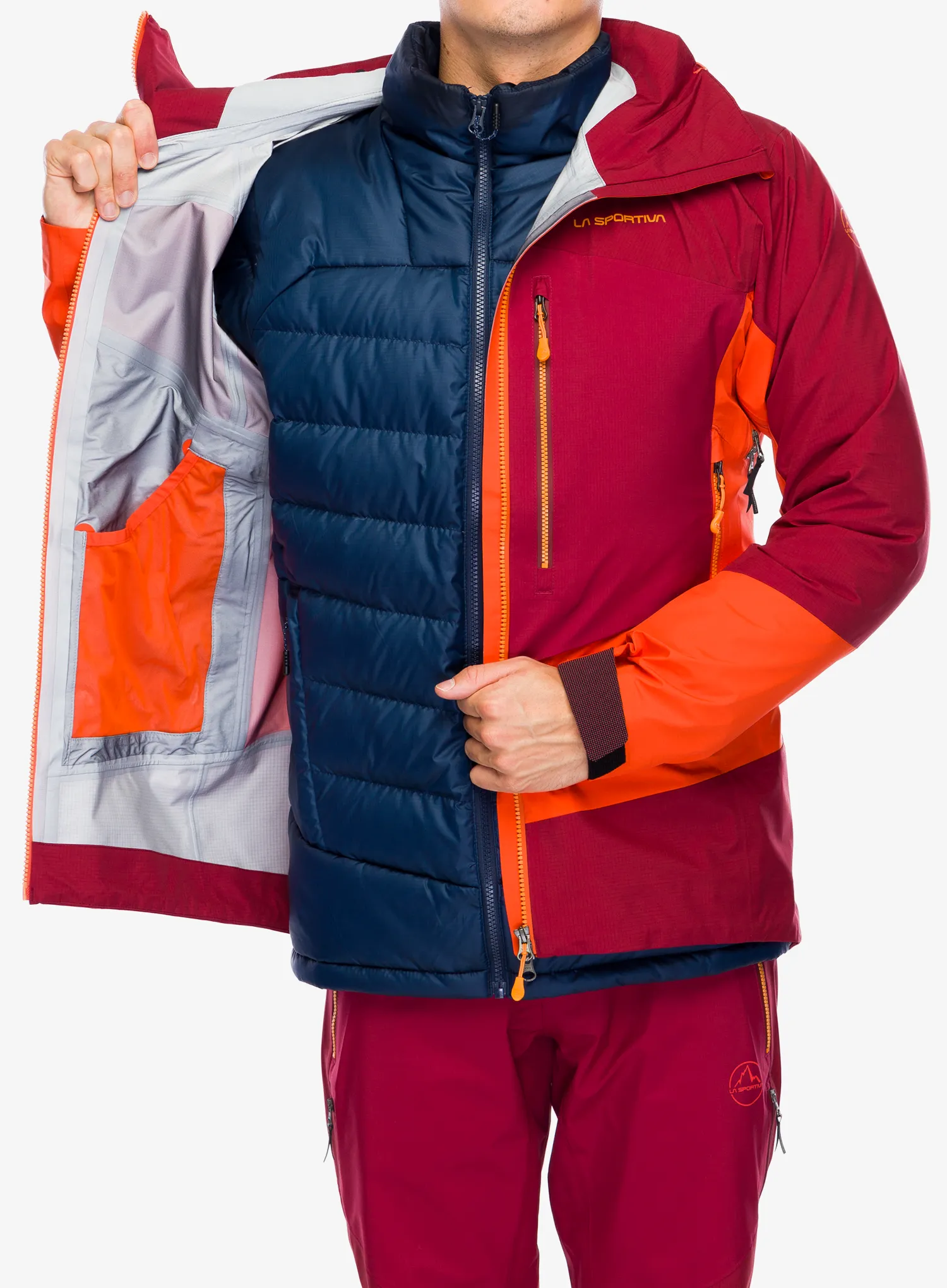 Куртка GORE-TEX La Sportiva Alpine Guide GTX Jkt - cherry tomato/sangria
