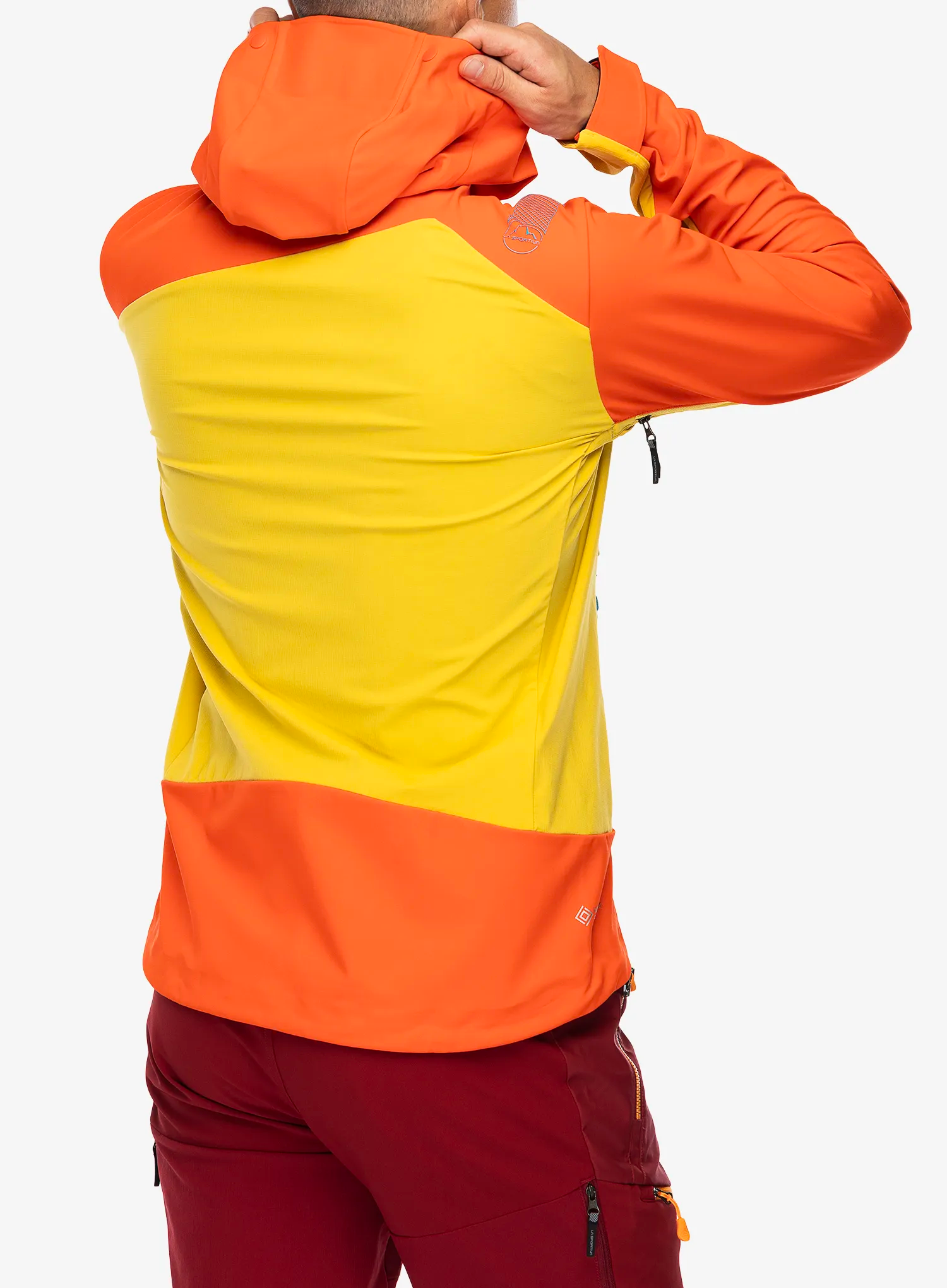 Куртка softshell La Sportiva Alpine Guide Windstopper Jacket - bamboo/cherry tomato