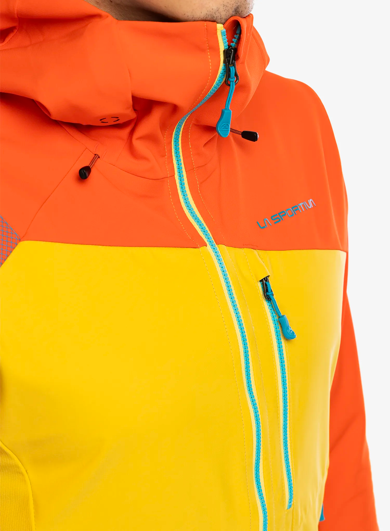 Куртка softshell La Sportiva Alpine Guide Windstopper Jacket - bamboo/cherry tomato
