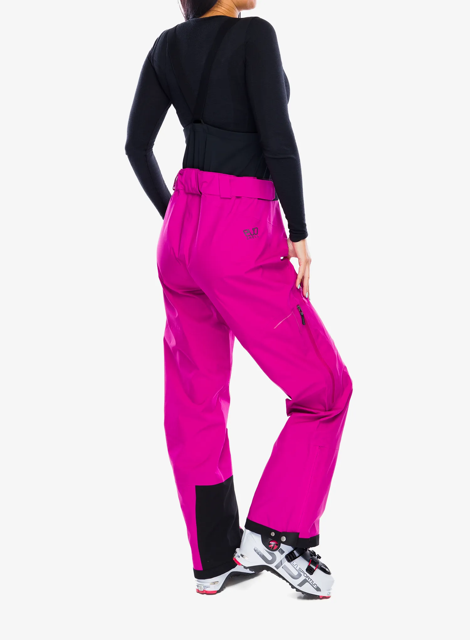 Штани лижні жіночі La Sportiva Chaser Evo Shell Bib Pant - springtime