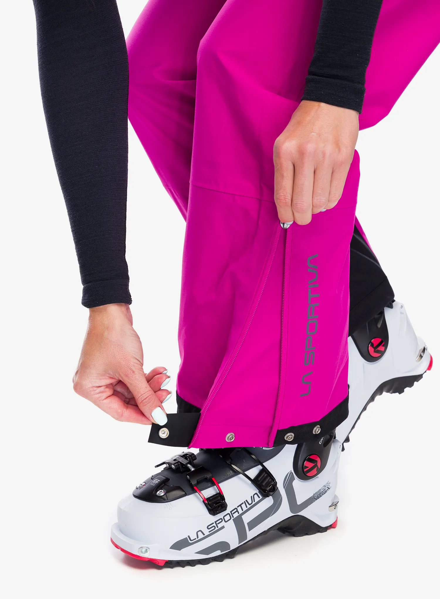 Штани лижні жіночі La Sportiva Chaser Evo Shell Bib Pant - springtime