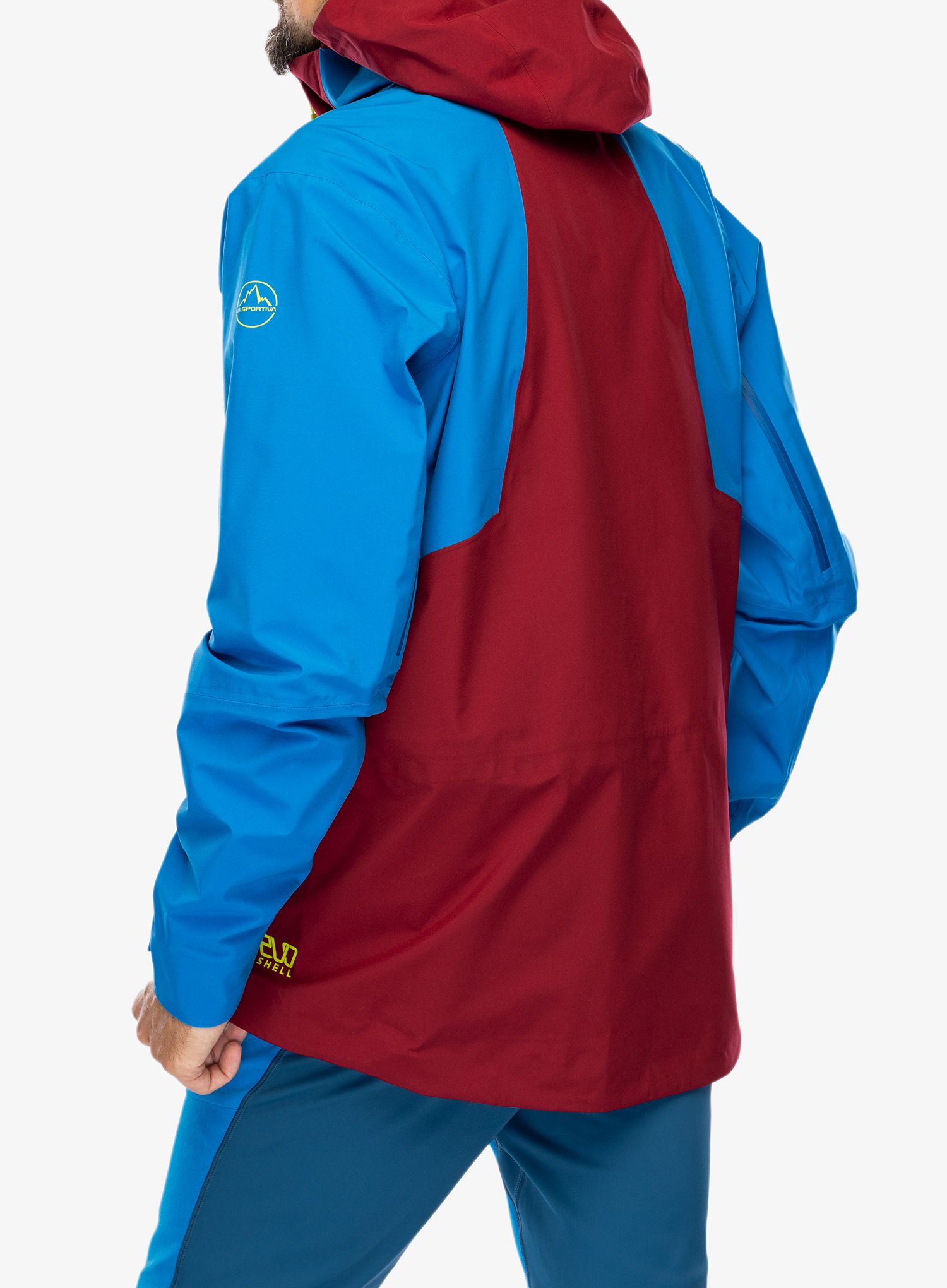 Куртка дощовик La Sportiva Chaser Evo Shell Jkt - electric blue/sangria
